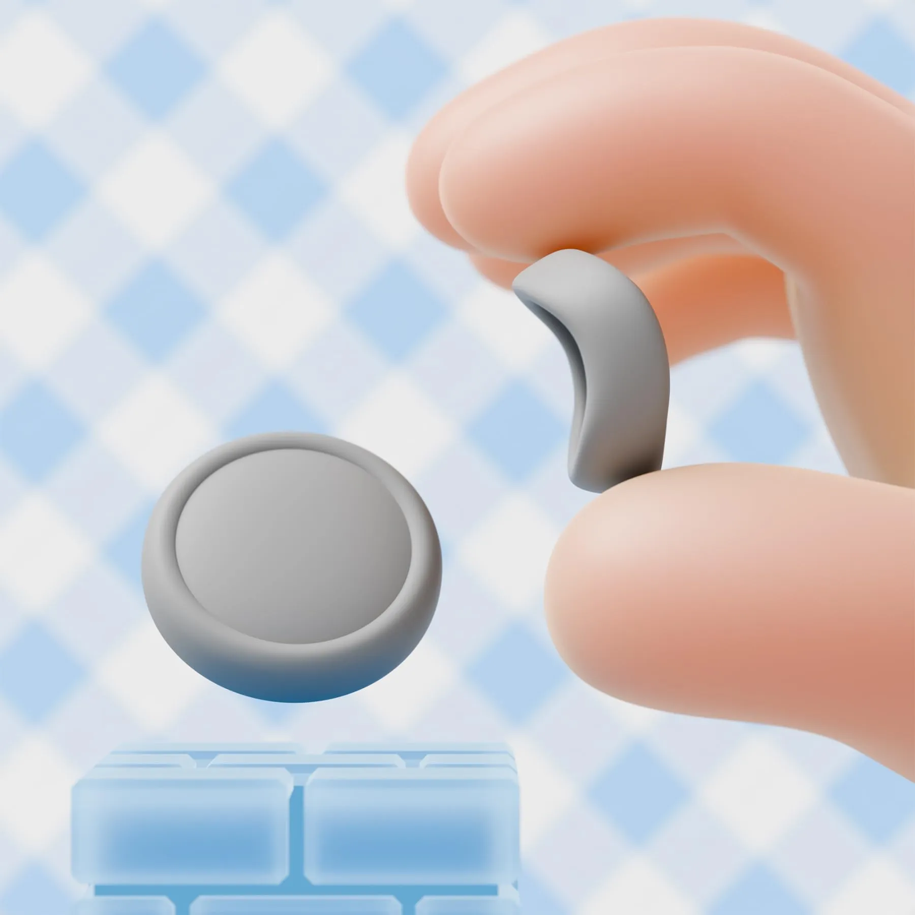 PlayVital Copri Levette Analogiche per Nintendo Switch 2, Grigio - immagine 6