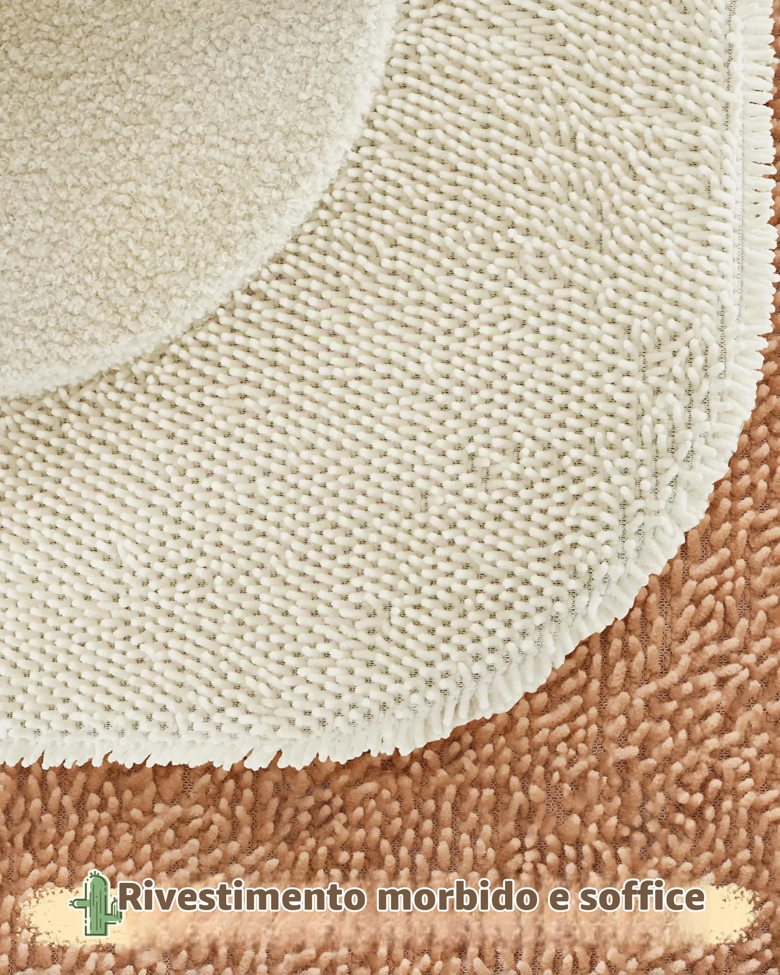 Yaheetech Albero Tiragraffi per Gatti a Forma di Cactus in Truciolato e Corda di Sisal 42,5 cm × 42,5 cm × 106,5 cm Beige/Marrone - immagine 9