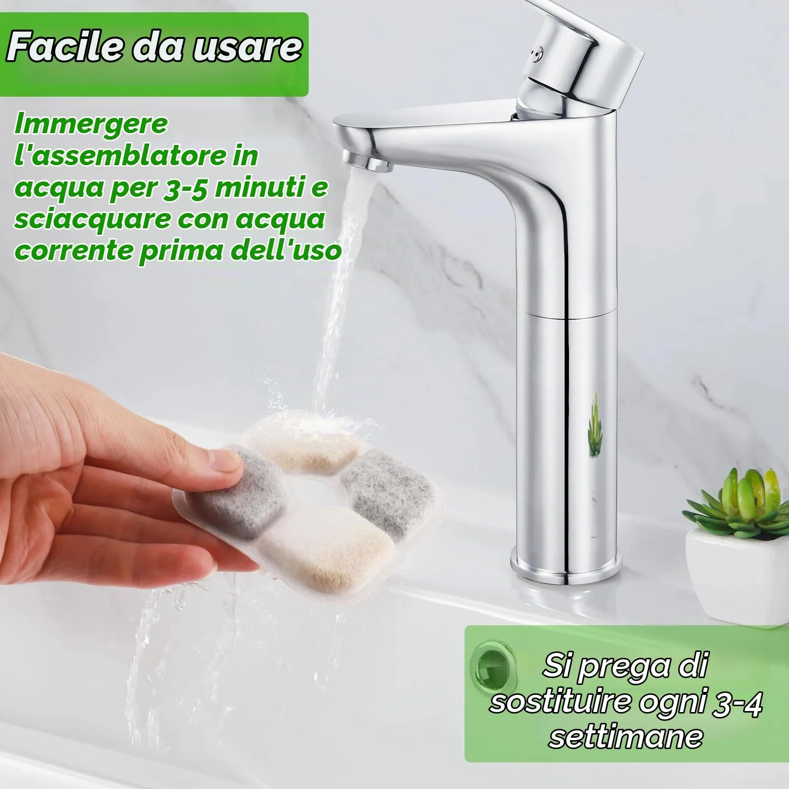 Foydream 20 Pezzi Filtro Fontanella per Gatti con Resina e Carboni Attivi, Filtri di Ricambio Compatibili con Catit Pixi, Accessori Fontana Acqua per Gatti e Cani - immagine 6