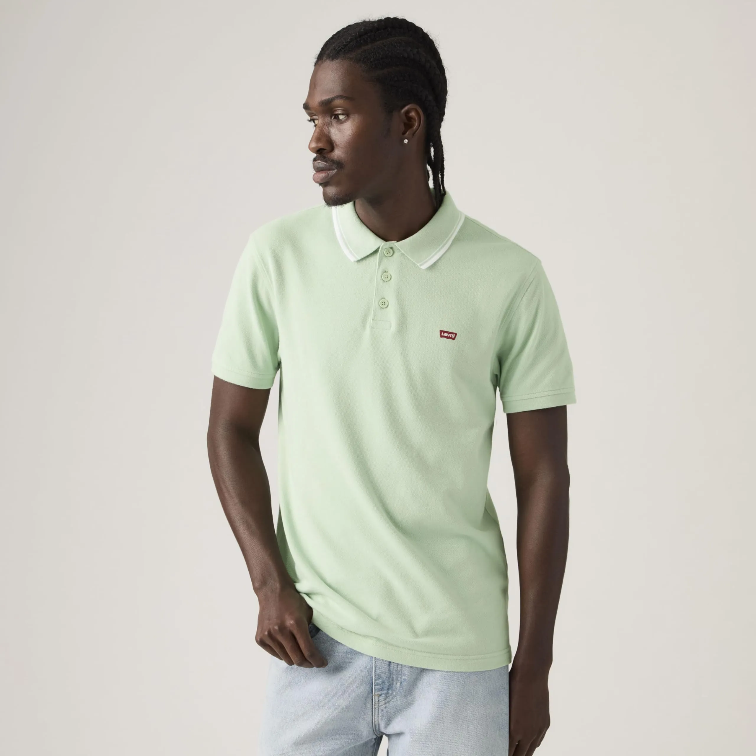Levi's Levis HM Polo da Uomo, Strisce in Legno, XL - immagine 3