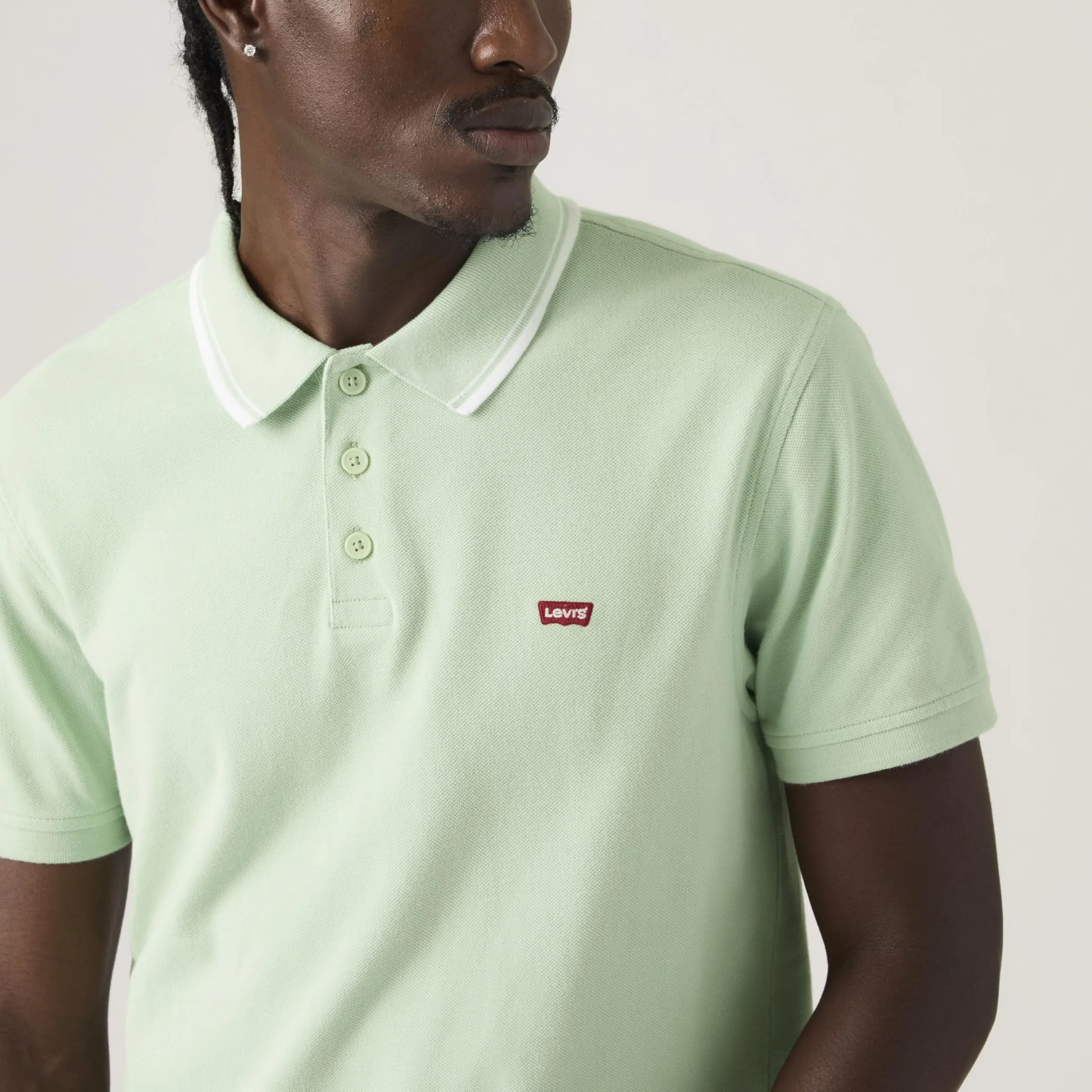 Levi's Levis HM Polo da Uomo (Confezione da 1), Strisce in Legno, M - immagine 4