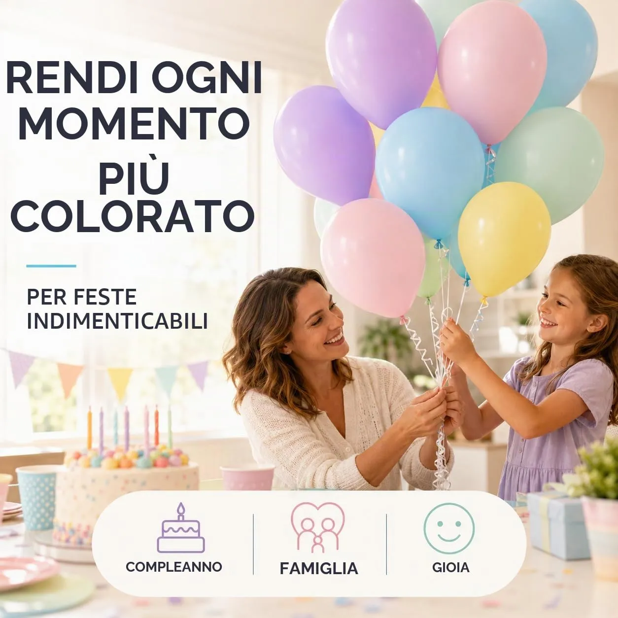 50 palloncini color pastello a forma di macaron, diametro 35 cm, per compleanni, matrimoni e feste, gonfiabili ad aria ed elio (colori a scelta) - immagine 2