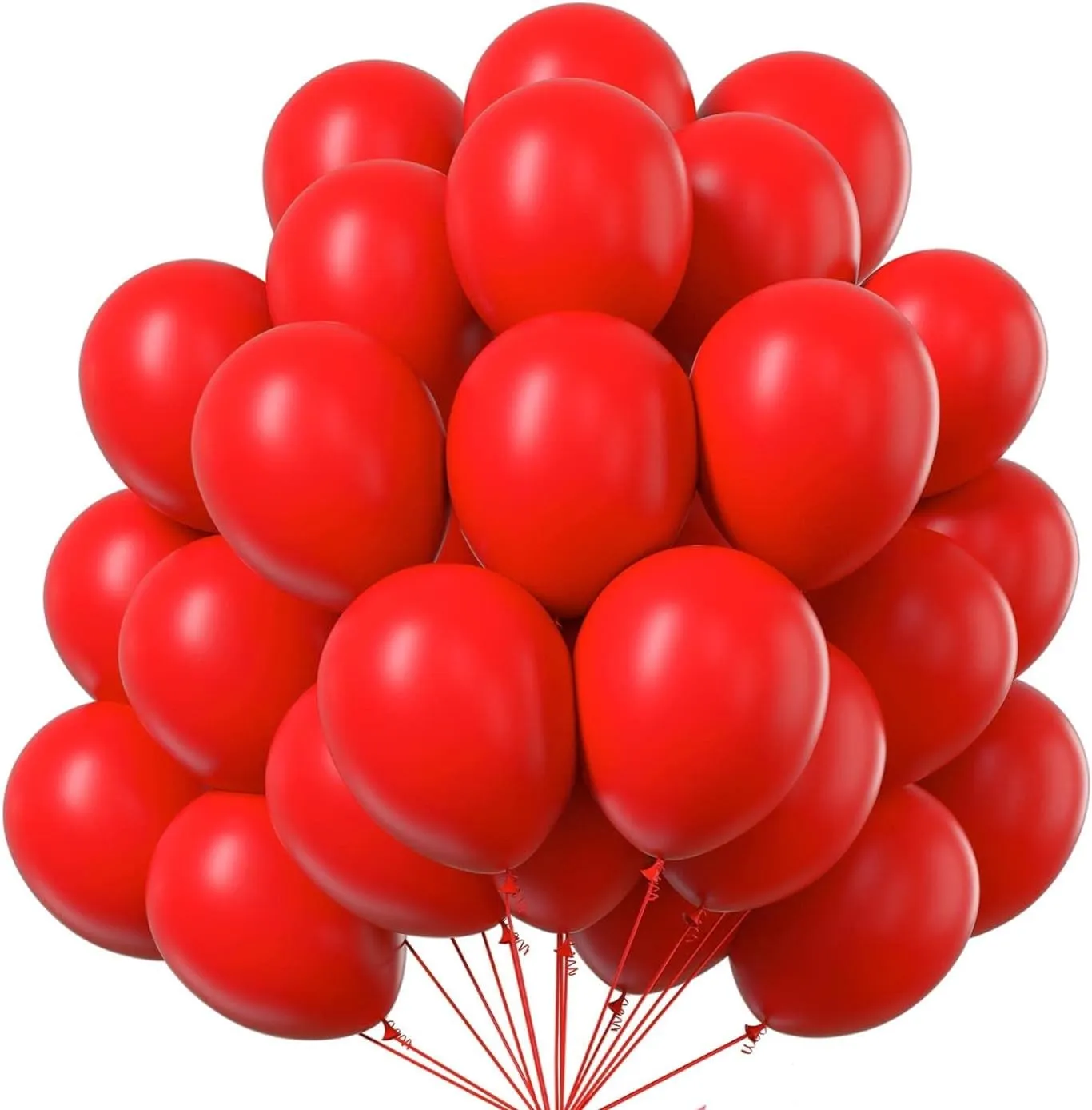 50x palloncini (rosso) - immagine 1