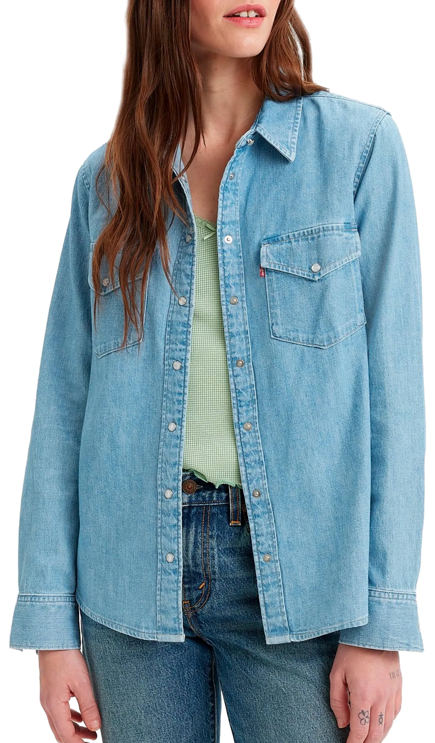 Levi's Iconic Western, Donna, Old 517 Blue, XS - immagine 2