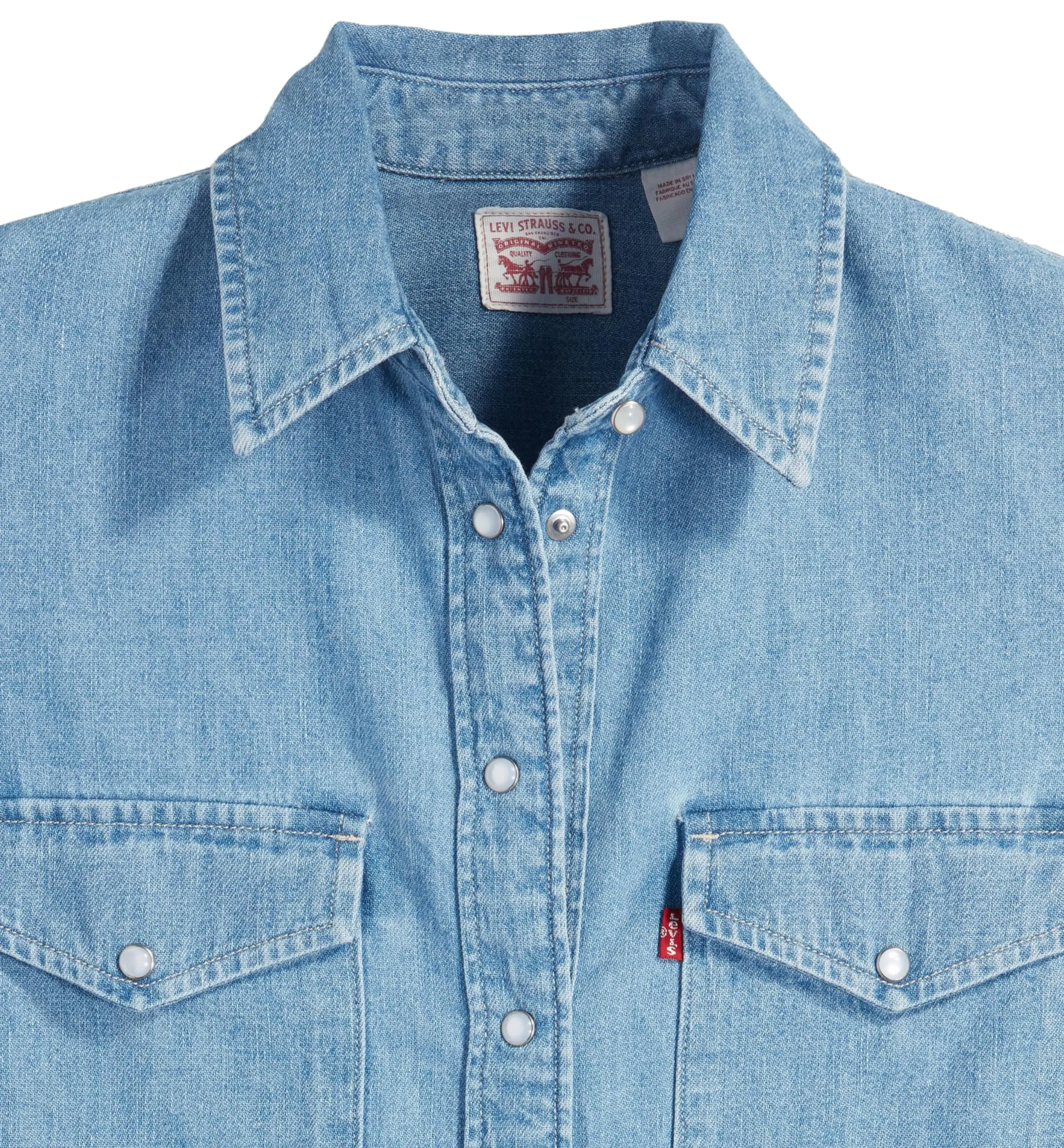 Levi's Iconic Western, Donna, Old 517 Blue, L - immagine 6