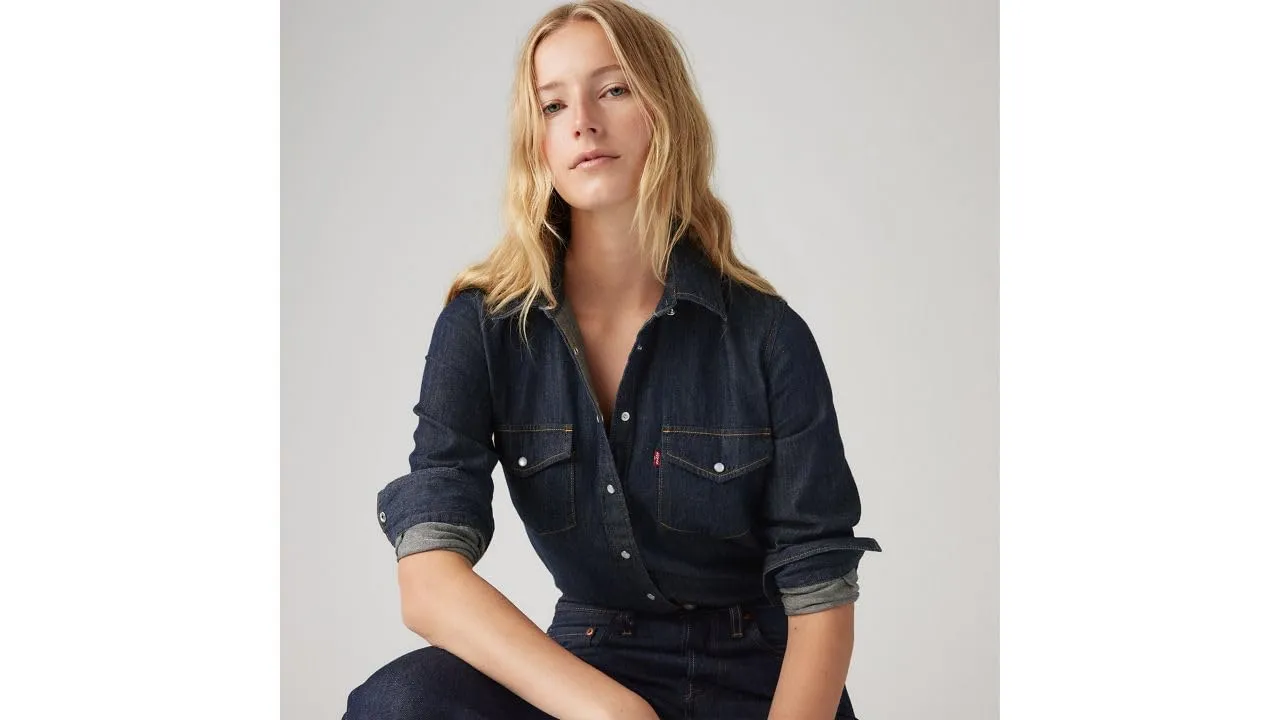 Levi's Camicia da Donna Iconic Western, Today's News, S - immagine 4