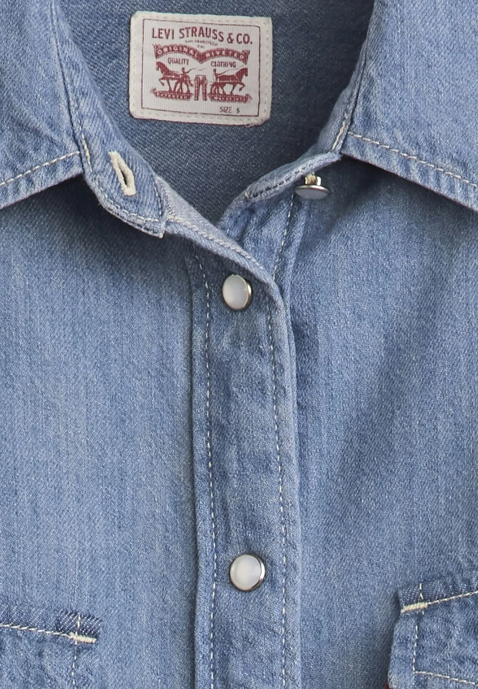 Levi's Camicia da Donna Iconic Western, Play Break, L - immagine 6
