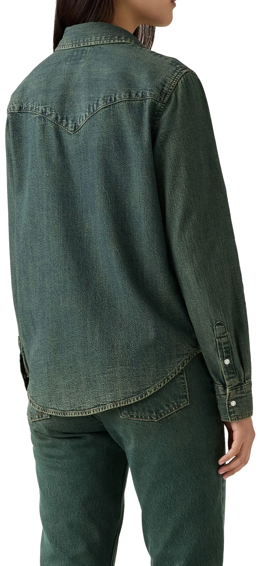 Levi's Camicia da Donna Iconic Western, Verdant Ventures Top, M - immagine 3