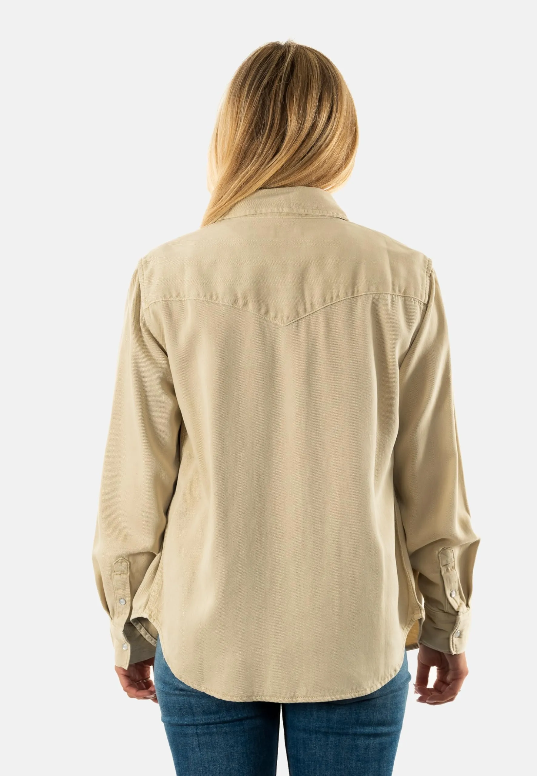 Levi's Iconic Western Spacey Brown Rice Top, Spacey Brown Rice To, XS - immagine 4