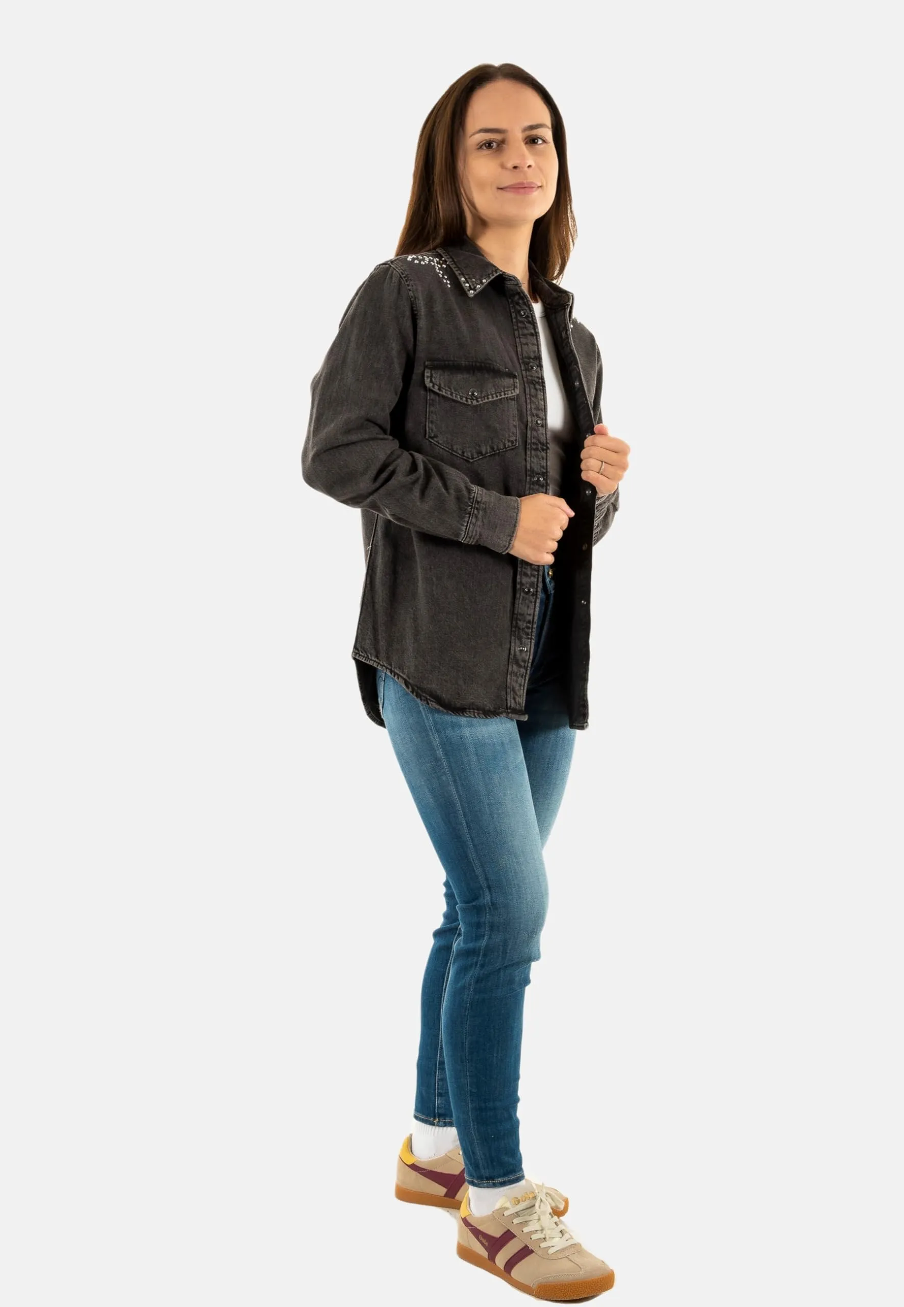 Levi's Camicia da Donna Iconic Western, Bejewled Western, M - immagine 4
