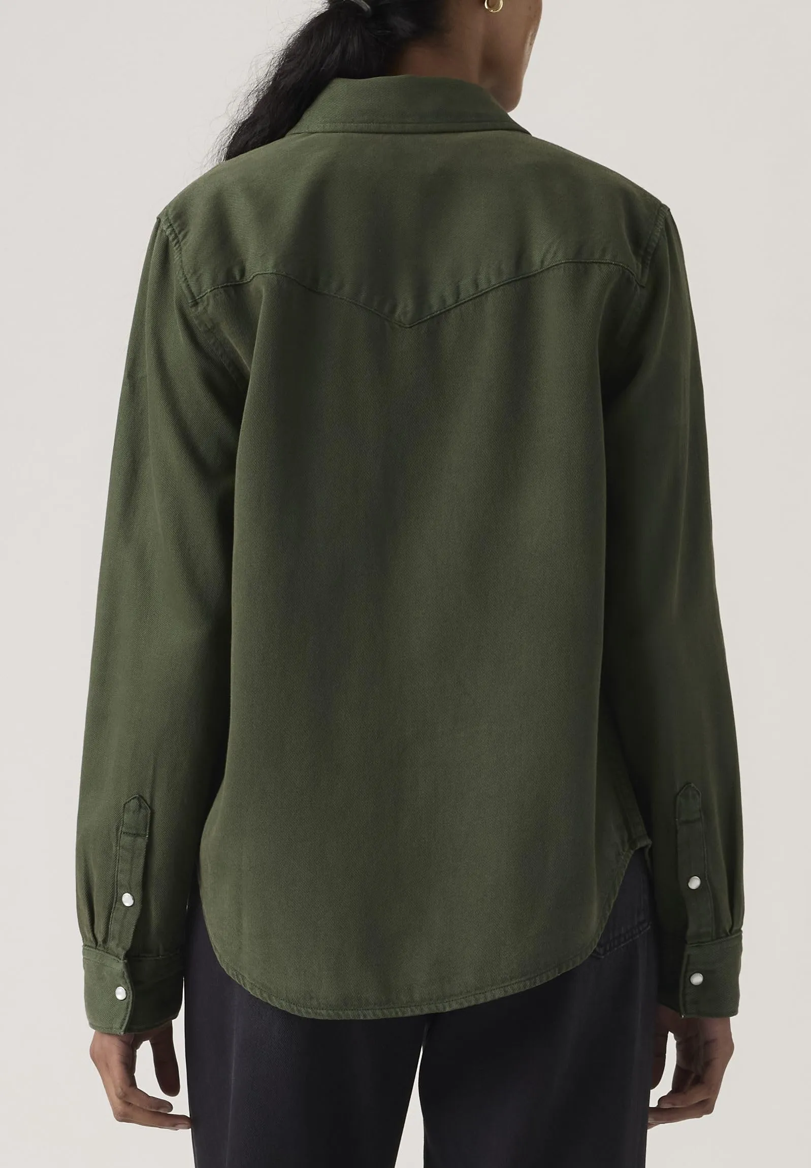 Levi's Iconic Western - Camicia a bottone basso, Deep Depths GD, M da donna - immagine 4