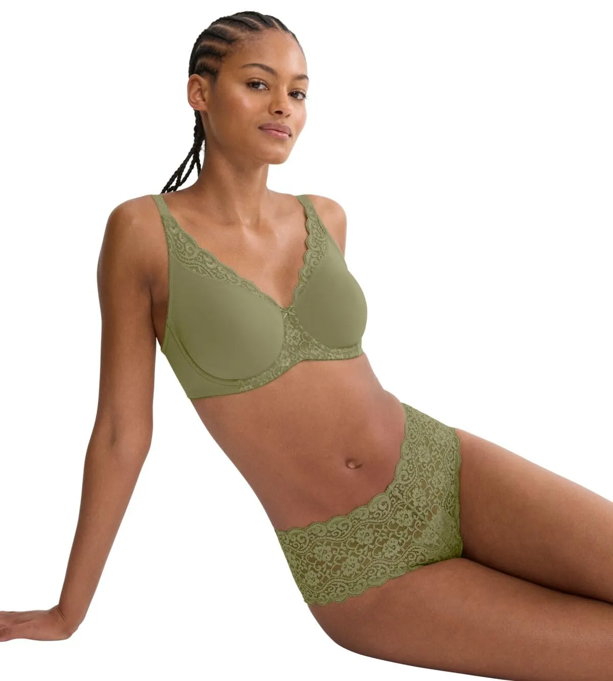 Triumph Amourette W01 Bra, Olive Gold, 7F Donna - immagine 3