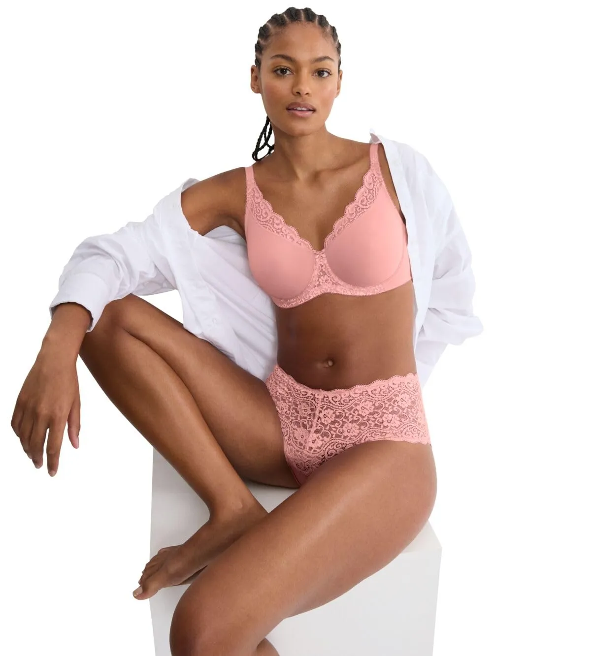 Triumph Amourette W01 Bra, Cherry Rose, 4D Donna - immagine 3