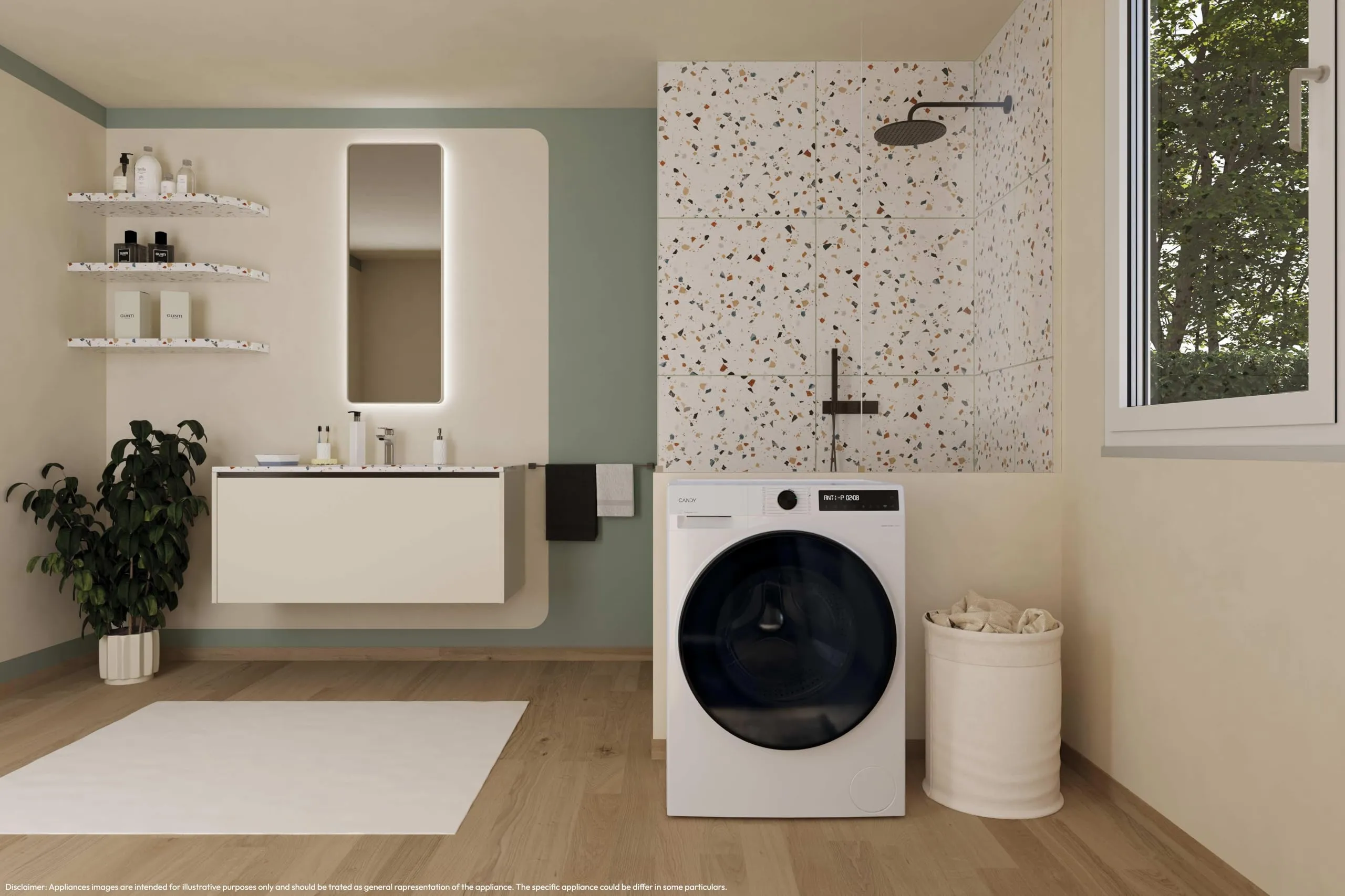 Candy ProWash&Dry 500 Lavasciuga 10+6 Kg, 1600 Giri, Classe D, Bianca - immagine 7