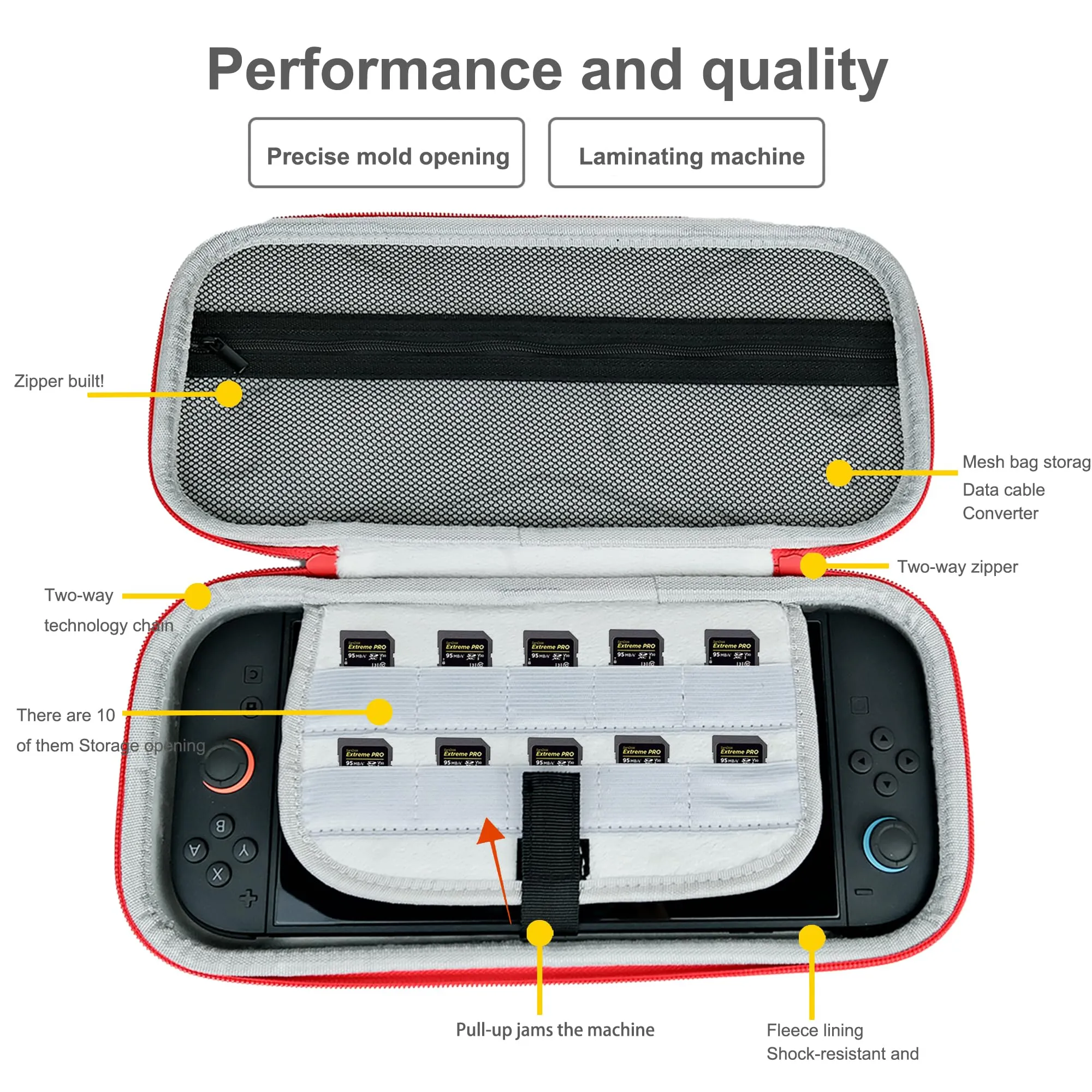 Lemxiee Custodia rigida per Nintendo Switch 2 Cover Accessori con [2 Pezzi] Pellicola Vetro Temperato Protettiva Case - immagine 6