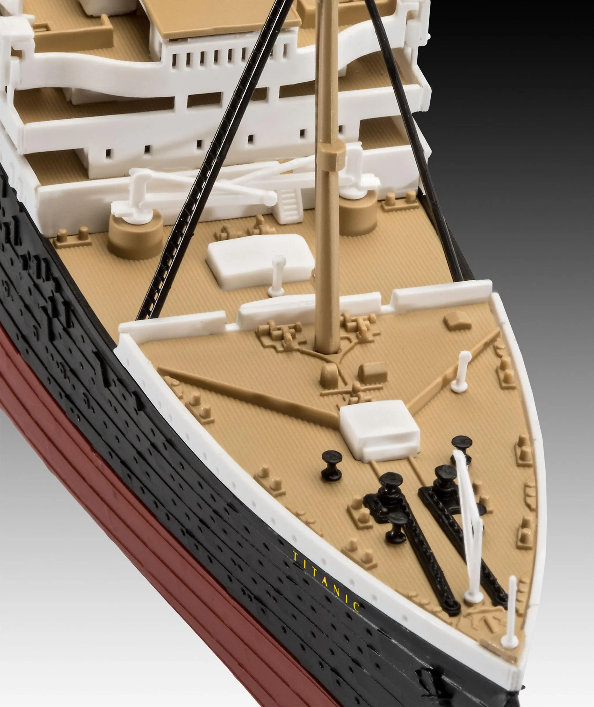 Revell 05497 R.M.S. Titanic (sistema a clic), scala 1:600, non costruito, precolorato, a incastro (non colla), kit modellino in plastica - immagine 3