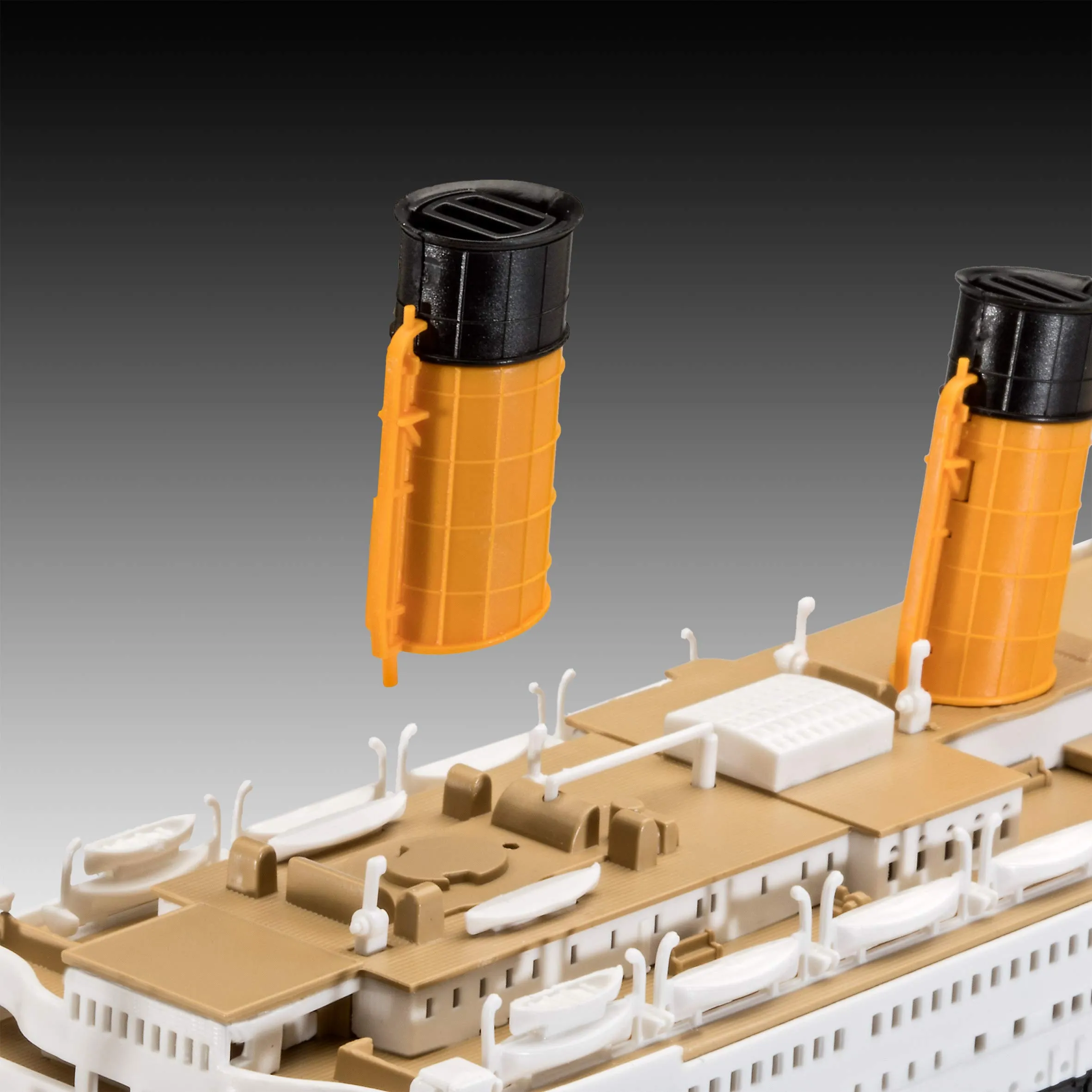 Revell 05497 R.M.S. Titanic (sistema a clic), scala 1:600, non costruito, precolorato, a incastro (non colla), kit modellino in plastica - immagine 4