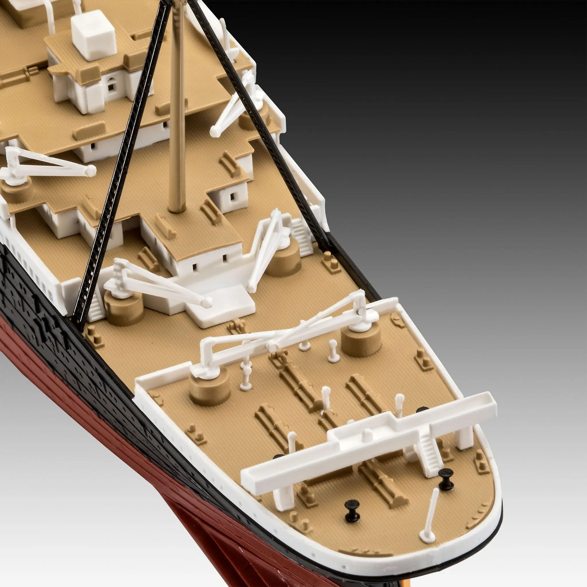 Revell 05497 R.M.S. Titanic (sistema a clic), scala 1:600, non costruito, precolorato, a incastro (non colla), kit modellino in plastica - immagine 5