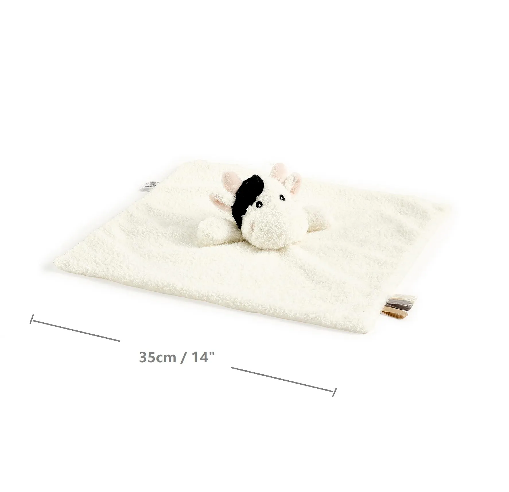 CREVENT Morbida coperta di peluche per bambini e bambine, per compleanno (mucca) - immagine 2