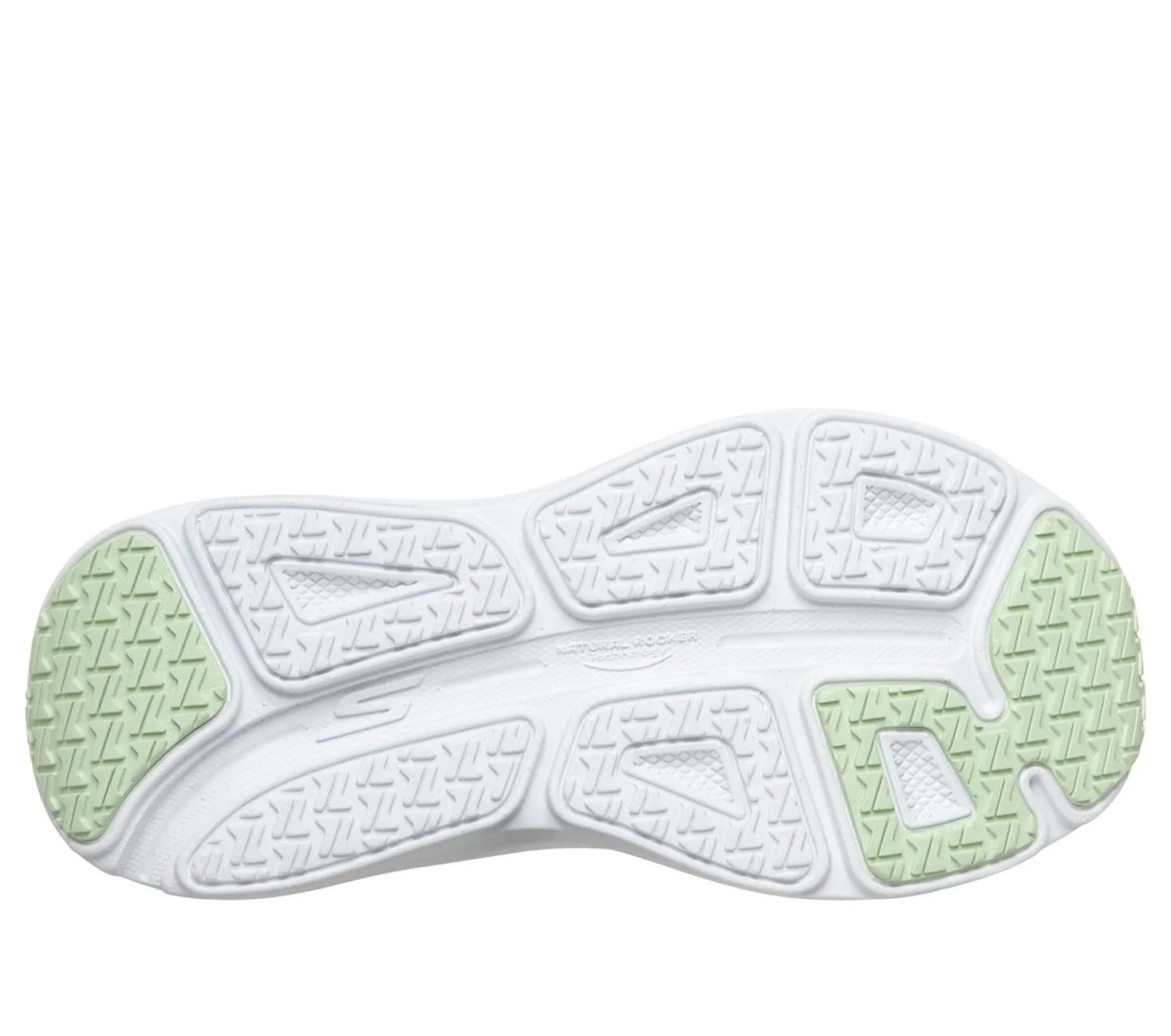 Skechers Donna Max Cushioning Endeavour Canova Trainers, White Synthetic/Mint Trim, 38.5 EU - immagine 2