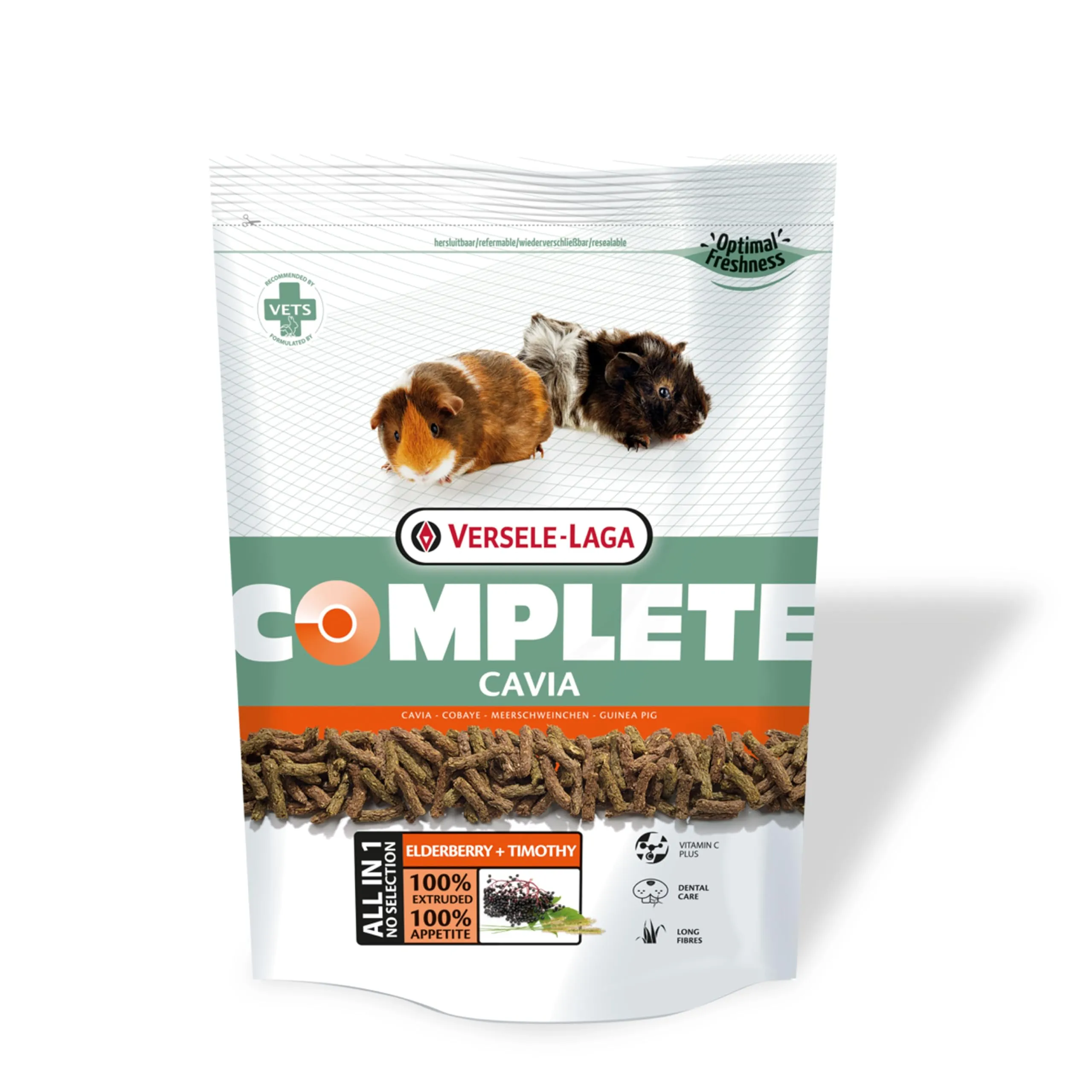 Versele-Laga Complete Cavia alimentazione completa | 500 g | Pellet per cavie | Contiene fieno di fleolo | Arricchito con bacche di sambuco ed erbe aromatiche - immagine 1