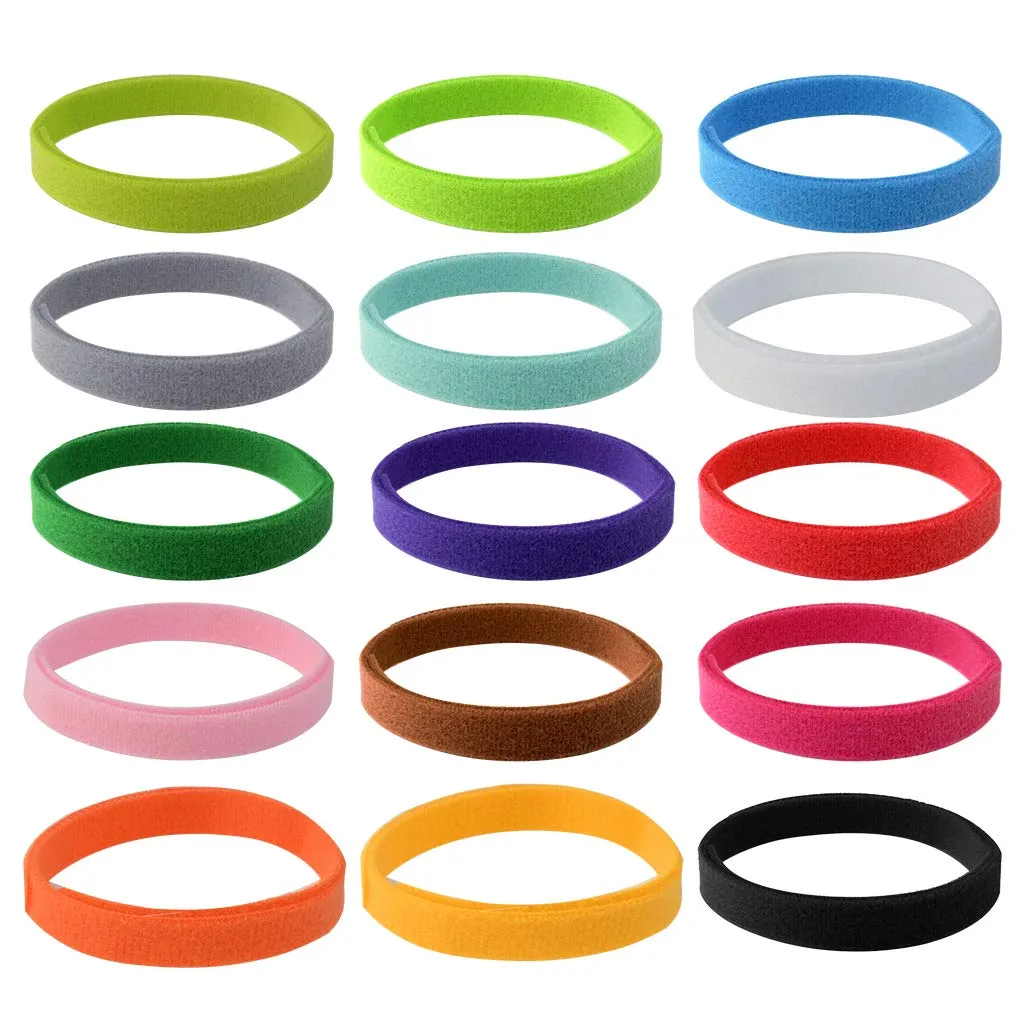 baotongle 15 collari per cuccioli di identità, regolabili, multicolore (15 colori), nylon e poliestere, per cuccioli e gattini da 0 a 8 settimane, 35 cm x 1 cm - immagine 1