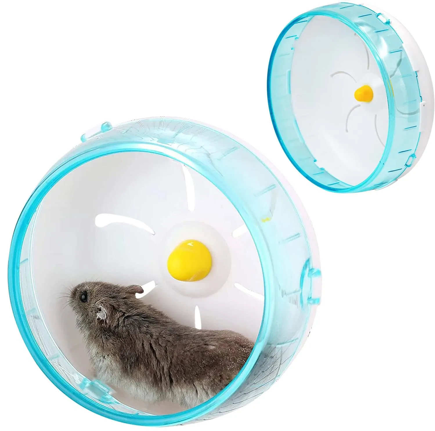 Norhogo 1 Pezzi Super Silenziosa Ruota Criceto, Acrilica Ruota Corsa, 12cm - immagine 1