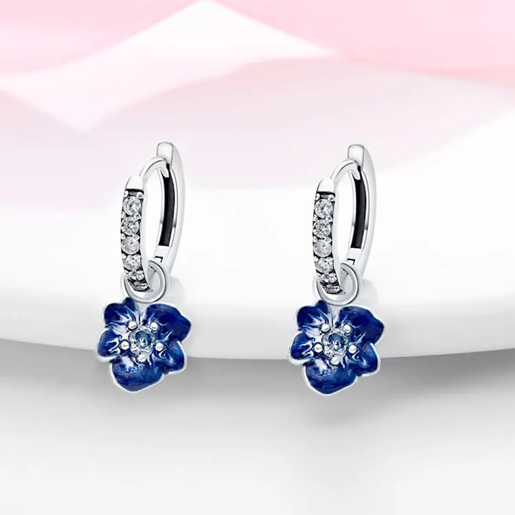 QIKAOLA S925 Orecchini in argento da donna Orecchini a cerchio ipoallergenici Orecchini Huggie con zirconia cubica - immagine 6