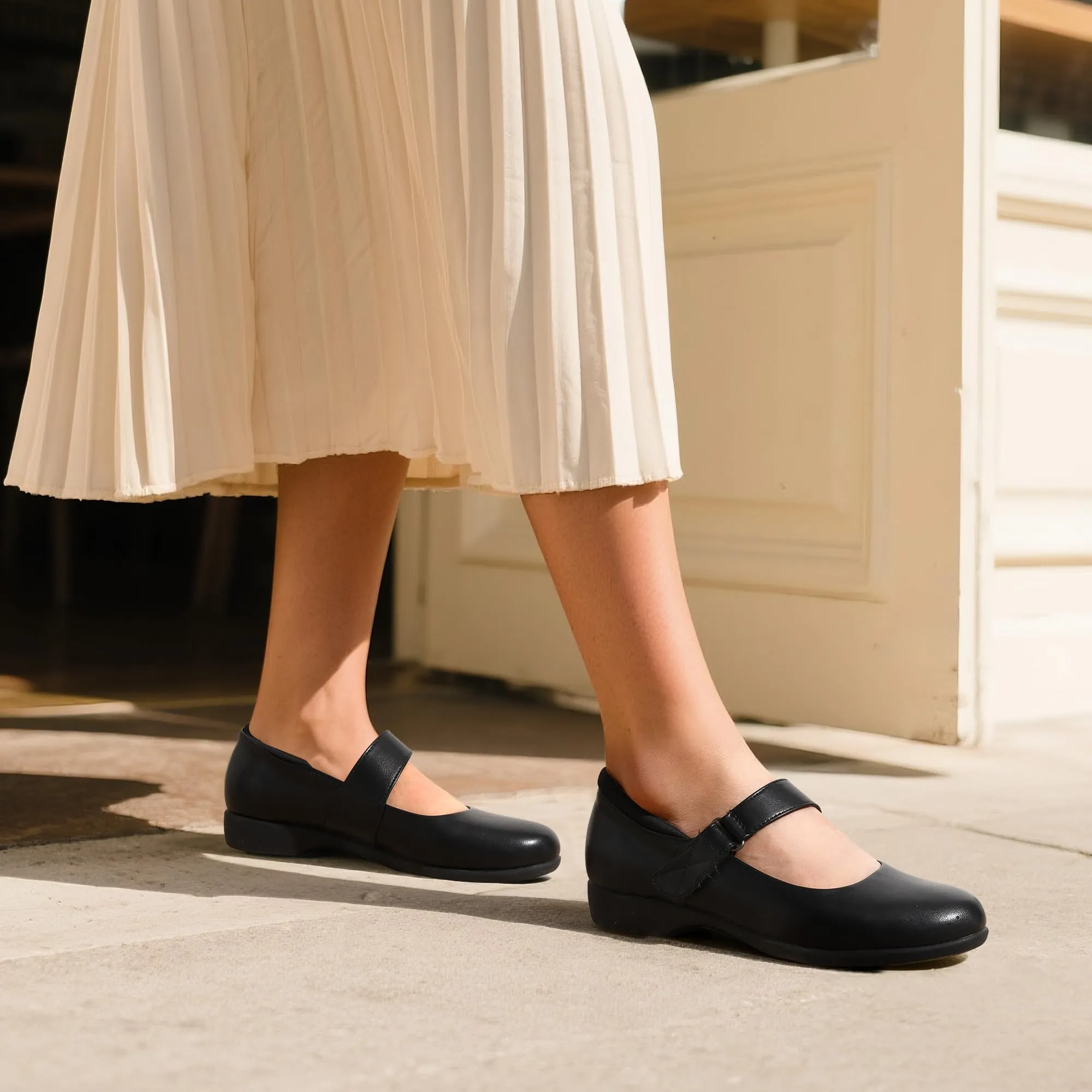 DREAM PAIRS Ballerine Donna Mary Jane,Nero,41 - immagine 8