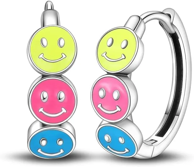 QIKAOLA S925 Orecchini in argento da donna Orecchini a cerchio ipoallergenici Orecchini Huggie con zirconia cubica - immagine 1
