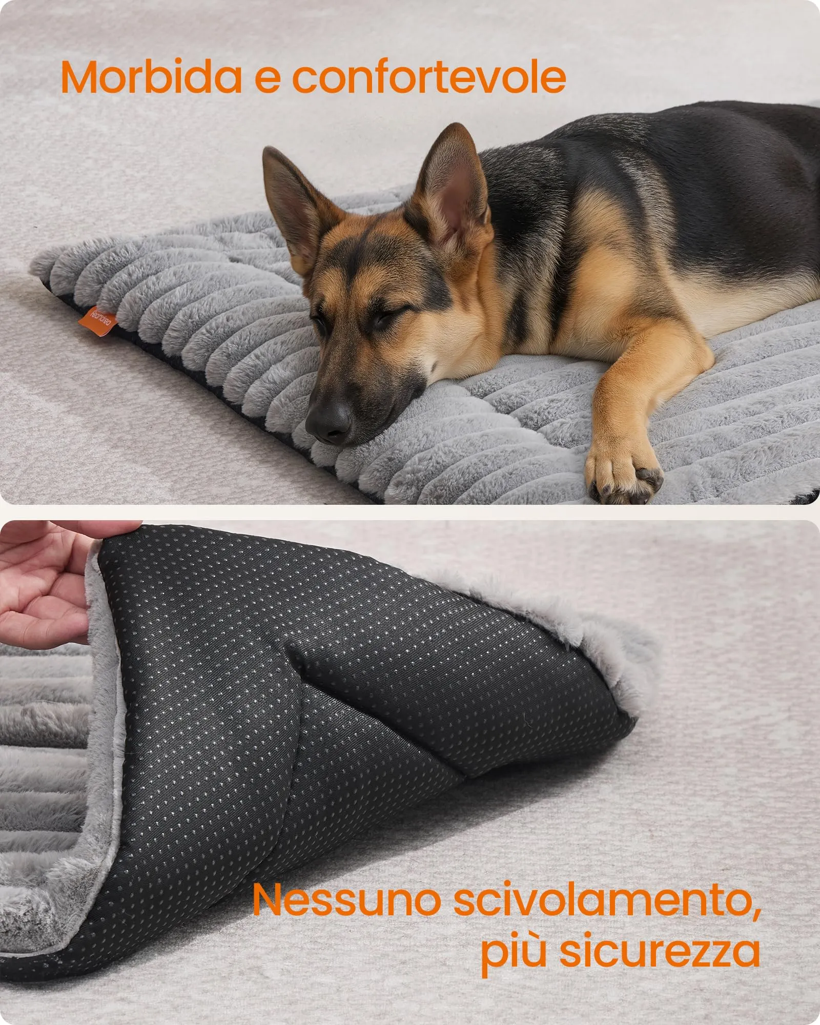 Feandrea Cuccia Cane Interno, Cuscino Cane, 120 x 75 cm, Lavatrice - immagine 4