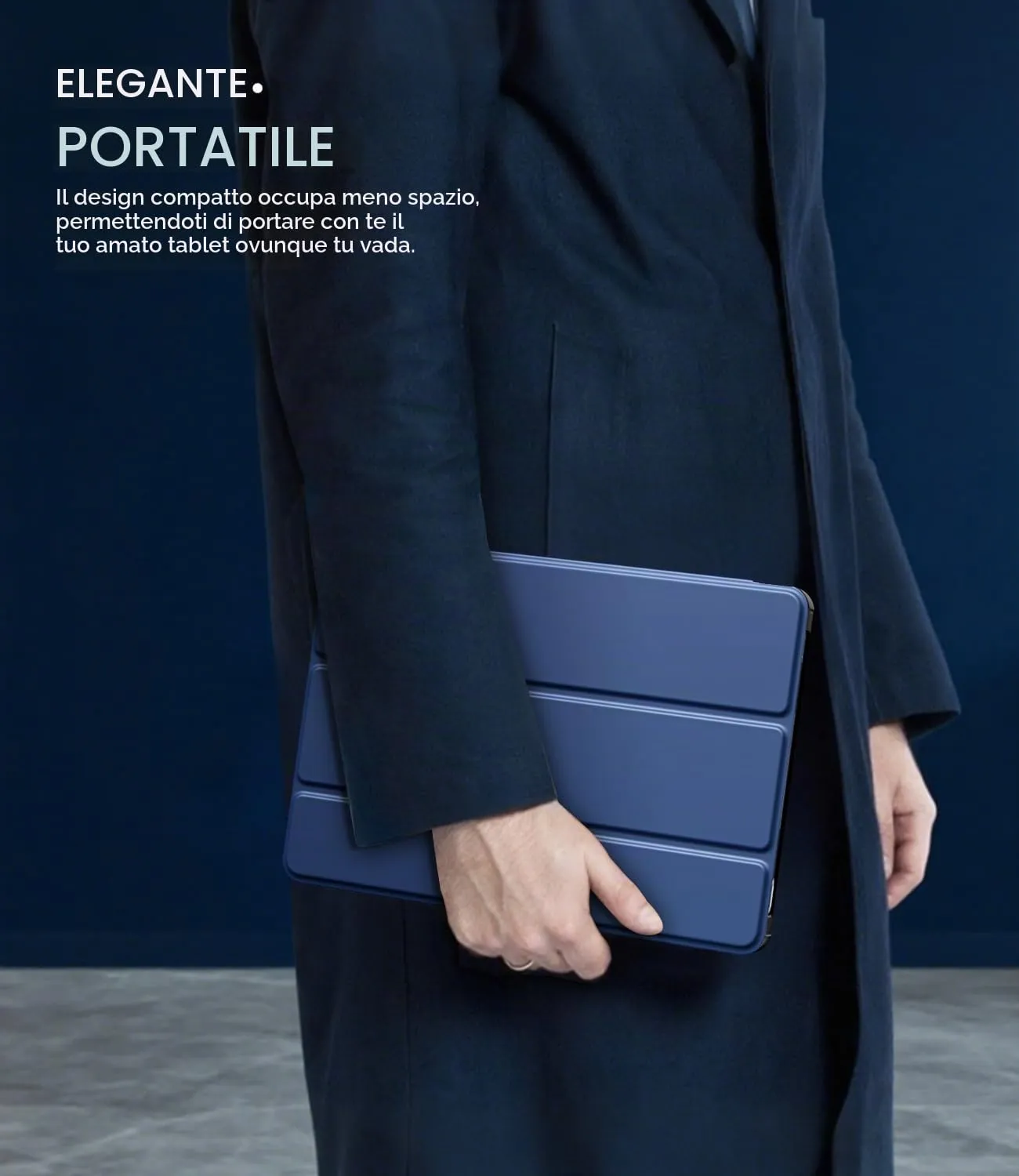 TiMOVO Cover per Xiaomi Redmi Pad 2 11 Pollici 2025, Blu Marino - immagine 7