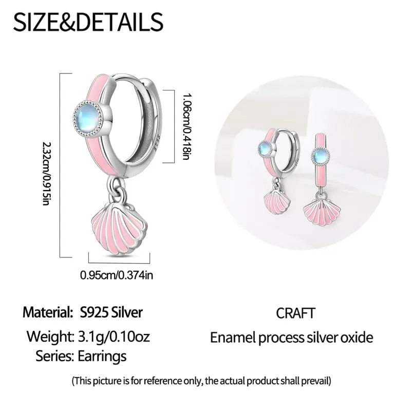 QIKAOLA S925 Orecchini in argento da donna Orecchini a cerchio ipoallergenici Orecchini Huggie con zirconia cubica - immagine 5