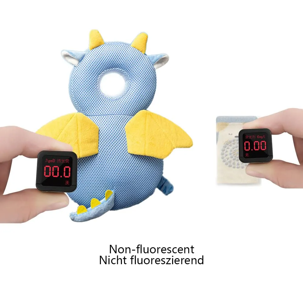 Furforstk protezione testa bambino con ginocchiere caschetto primi passi Traspirante casco neonato primi passi per gattonare e camminare, Regolabile (Drago) Il bambino non resiste - immagine 7