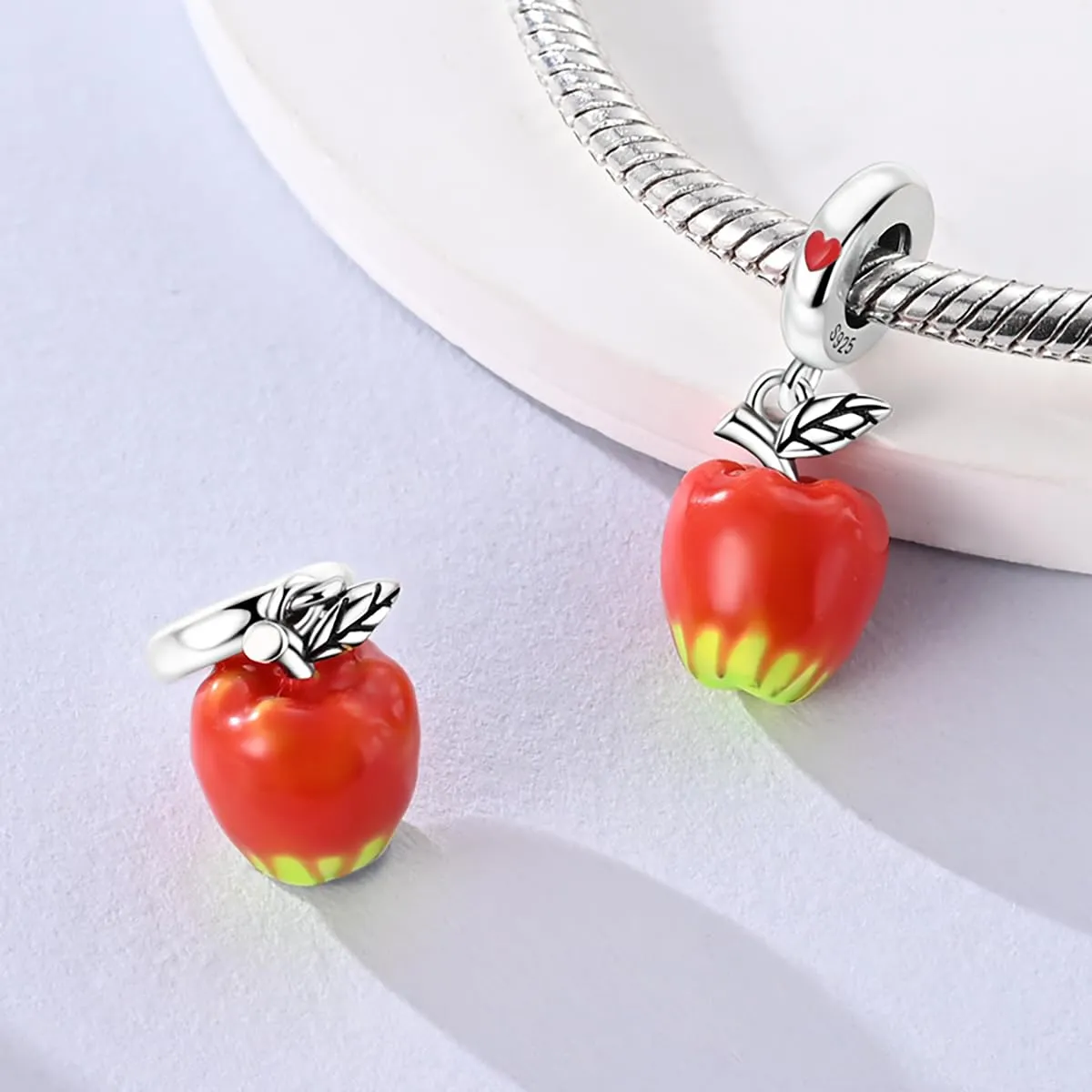 LNQOBU Charms Colgante Camaleón Charm Donna Argento Sterling 925Bead Charme da Donna per Bracciali e Collane - immagine 3