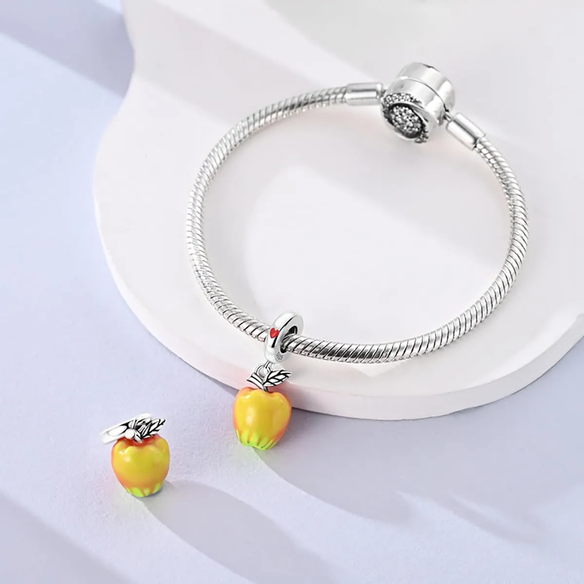 LNQOBU Charms Colgante Camaleón Charm Donna Argento Sterling 925Bead Charme da Donna per Bracciali e Collane - immagine 4
