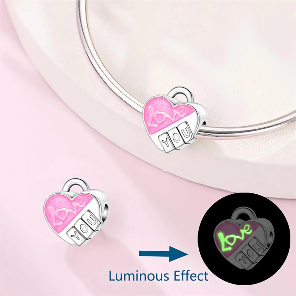 LNQOBU Charms Colgante Camaleón Charm Donna Argento Sterling 925Bead Charme da Donna per Bracciali e Collane - immagine 3