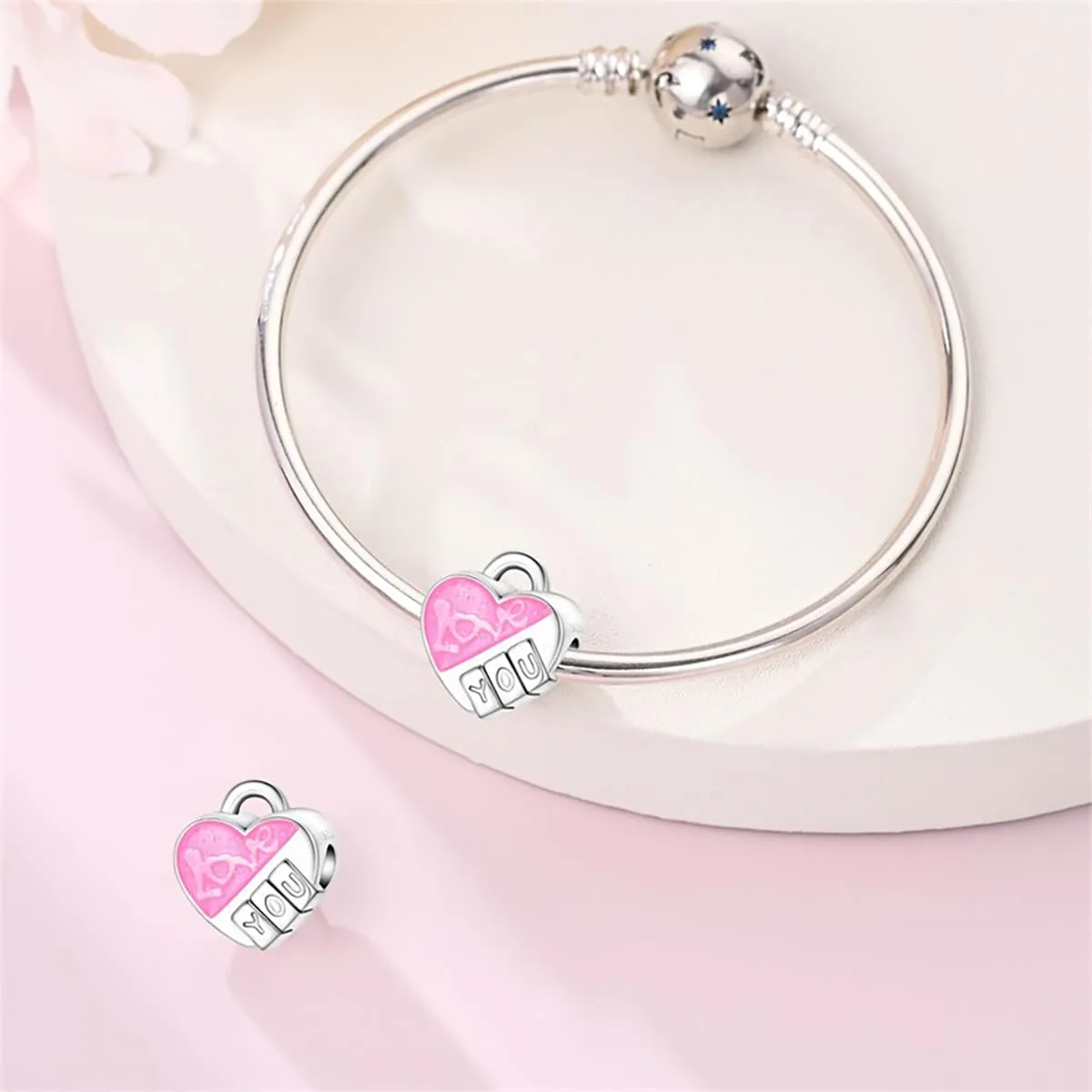 LNQOBU Charms Colgante Camaleón Charm Donna Argento Sterling 925Bead Charme da Donna per Bracciali e Collane - immagine 4