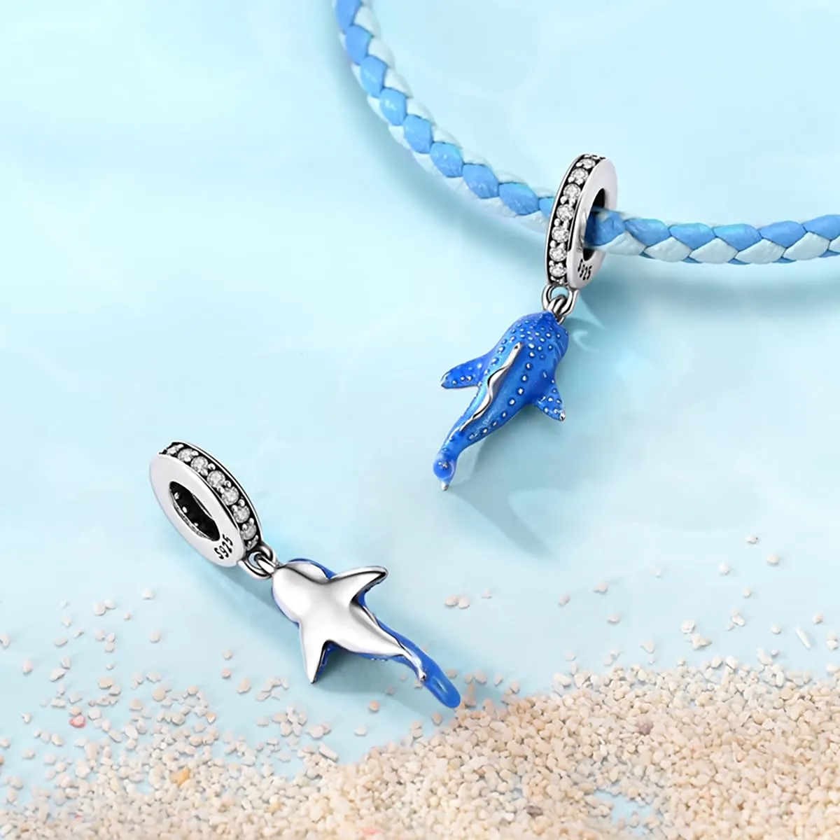 LNQOBU Charms Colgante Camaleón Charm Donna Argento Sterling 925Bead Charme da Donna per Bracciali e Collane - immagine 4