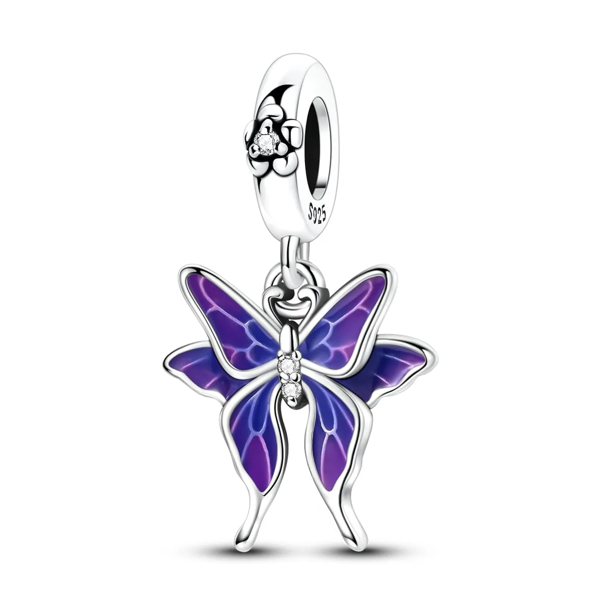 LNQOBU Charms Colgante Camaleón Charm Donna Argento Sterling 925Bead Charme da Donna per Bracciali e Collane - immagine 2