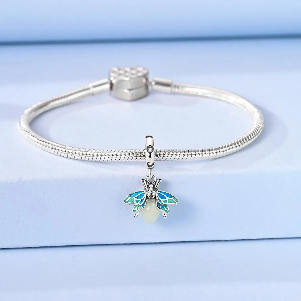 LNQOBU Charms Colgante Camaleón Charm Donna Argento Sterling 925Bead Charme da Donna per Bracciali e Collane - immagine 3