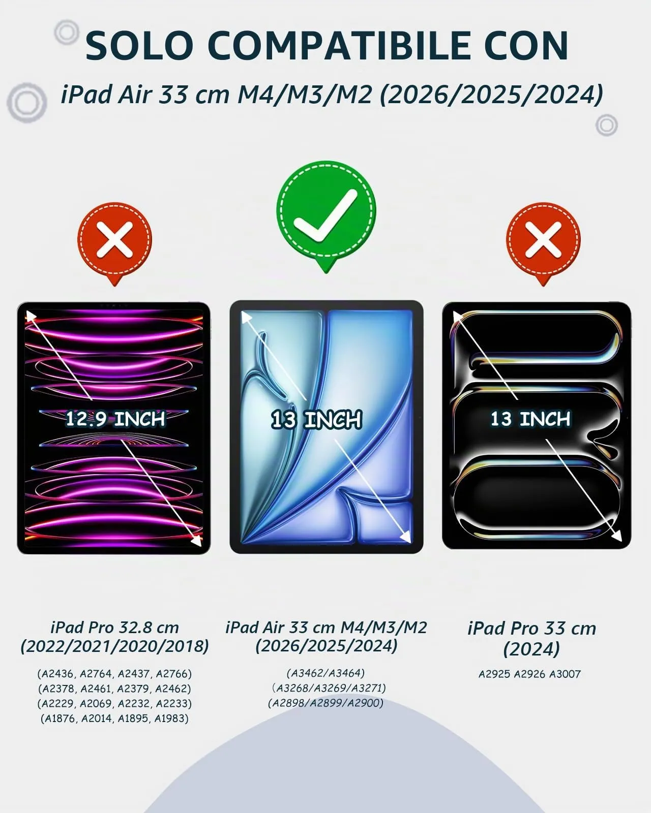 TiMOVO 2 Pezzi Pellicola Protettiva per iPad Air 13 Pollici M4/M3/M2 - immagine 2