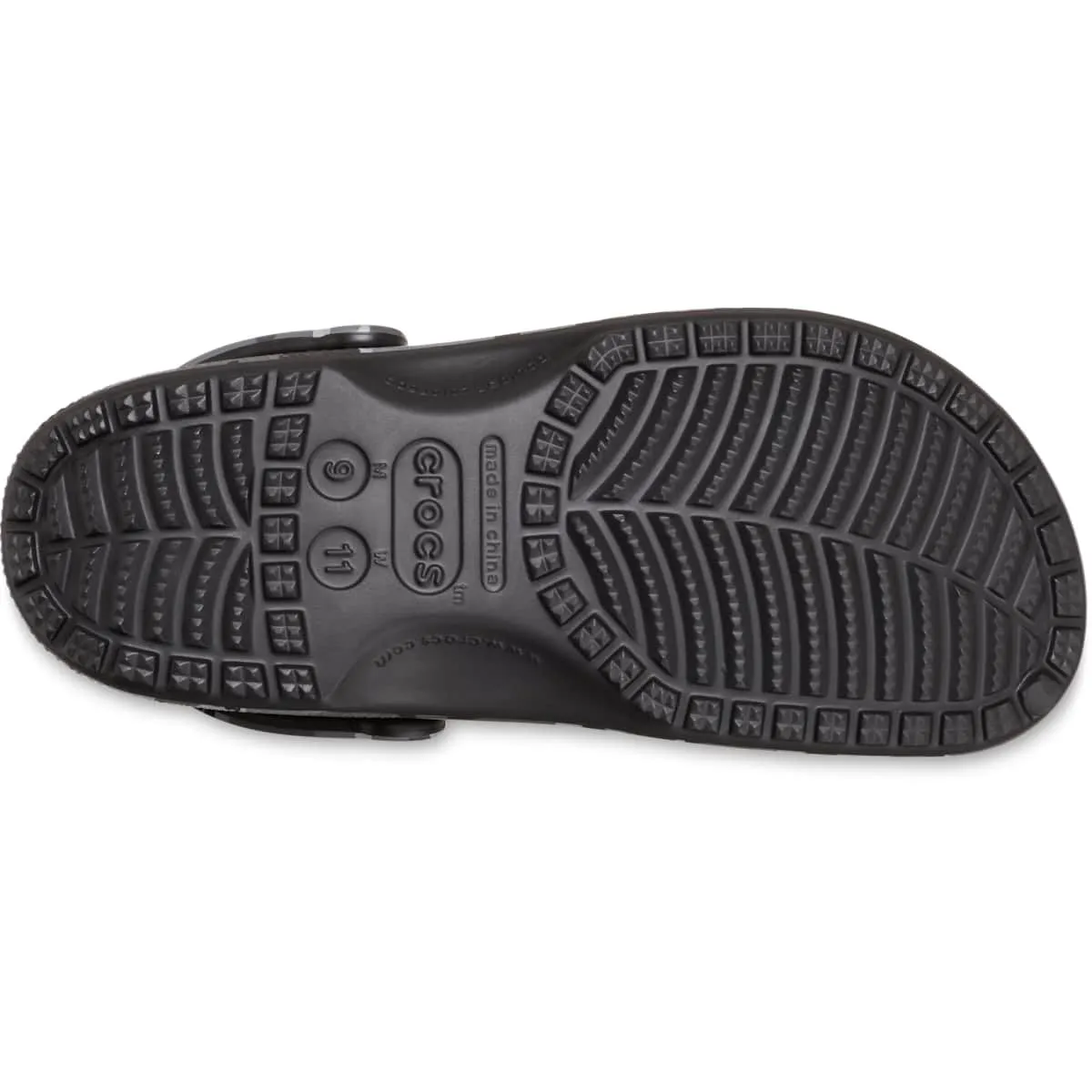 Crocs Classic Camouflage Clog, Unisex, 36-37 EU, Black/Slate Grey - immagine 5