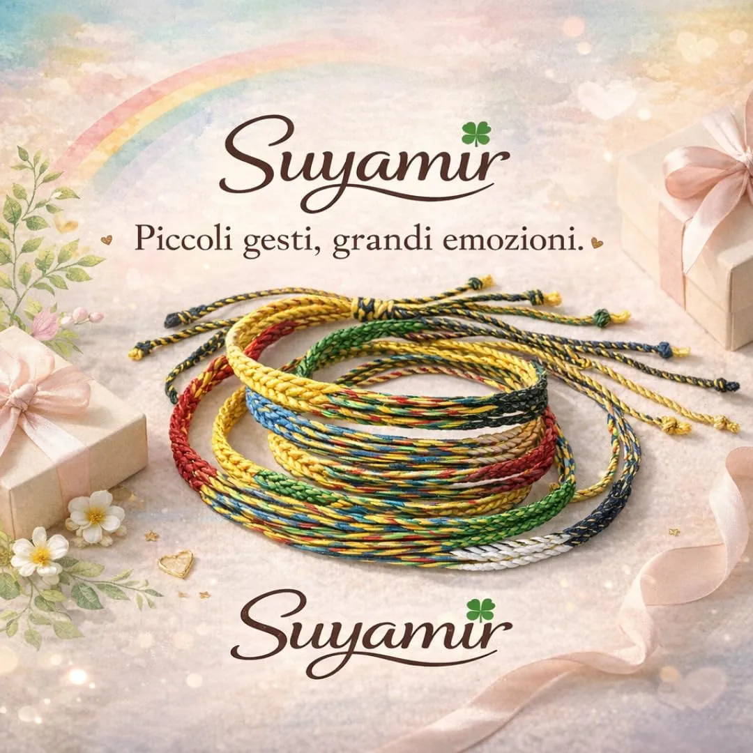 Suyamir Braccialetti Brasiliani dell’Amicizia e della Fortuna – 100 Pezzi Set Multicolore Intrecciati Portafortuna Estivi Mare Festa Regalo Unisex per Bambini e Adulti - immagine 6