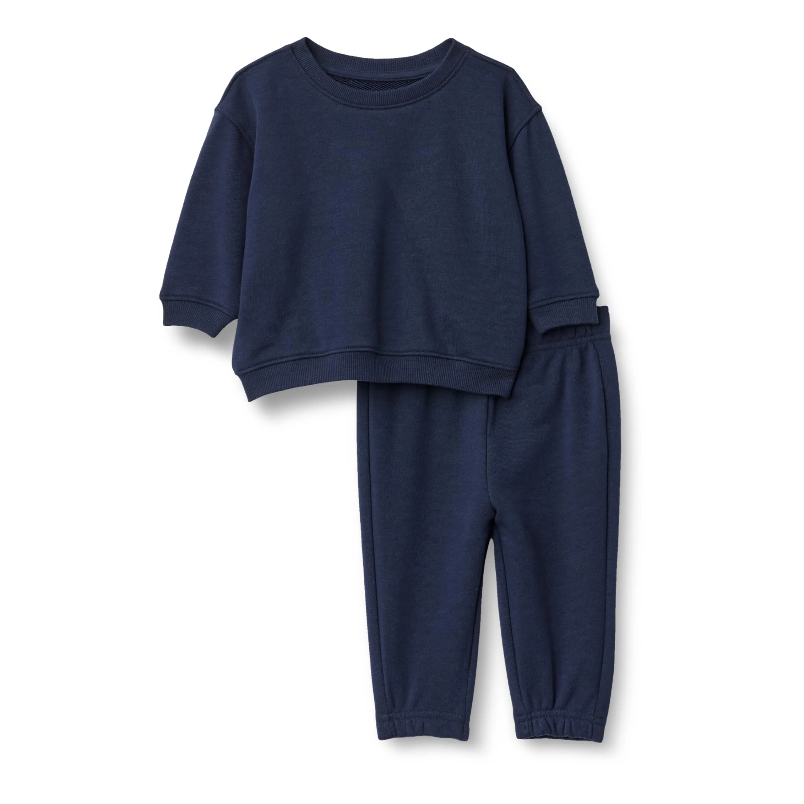 Amazon Essentials x Sofia Grainge Set Con Felpa E Pantaloni Sportivi Unisex - Bimbi 0-24, Blu Marino, 3-6 mesi - immagine 1