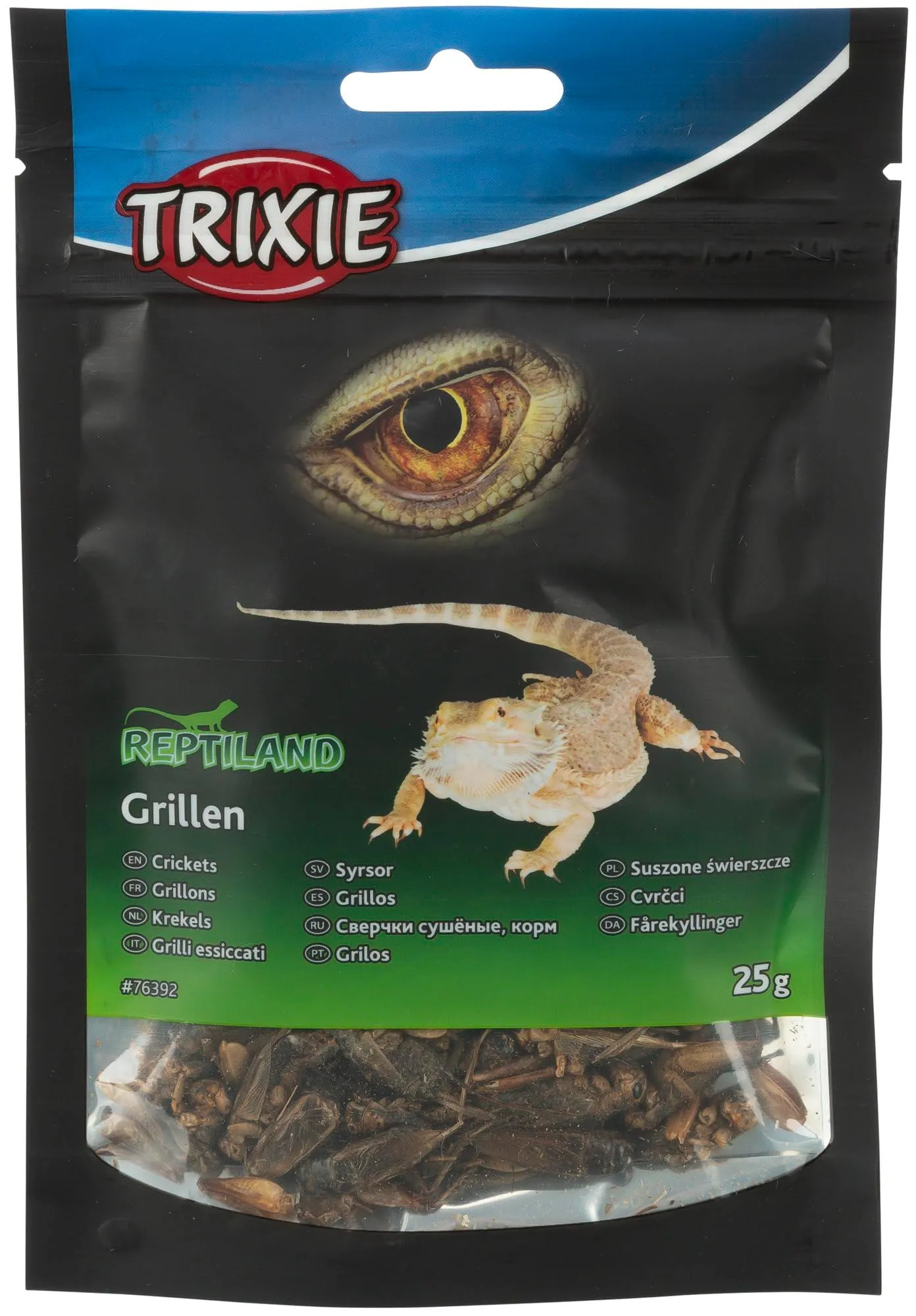 Trixie Ricco di pRo Barbecue Essiccato Grilli per Rettili, 25 g - immagine 1