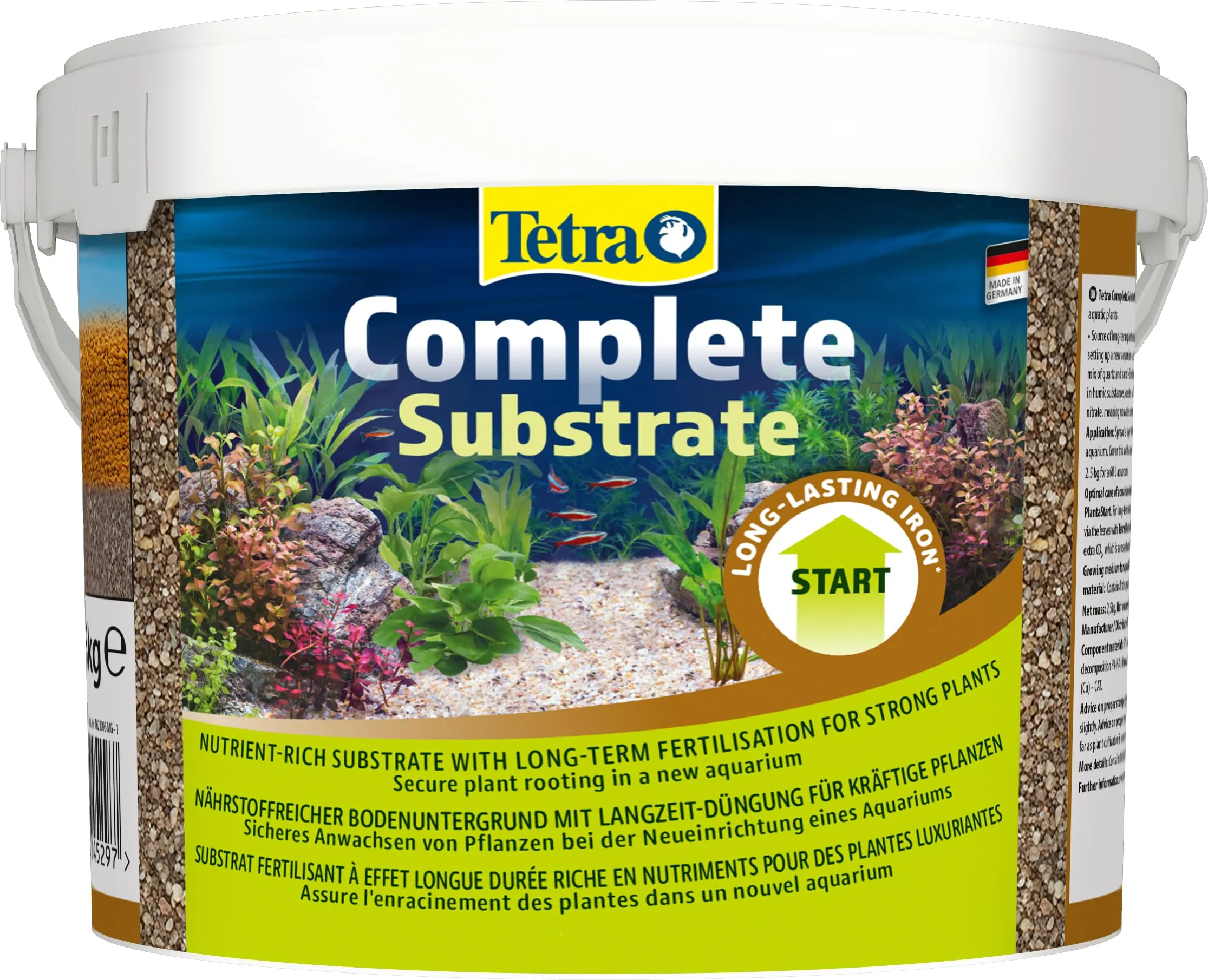Tetra Complete Substrate - Fondo fertilizzante per acquari, 2.5 kg - immagine 1