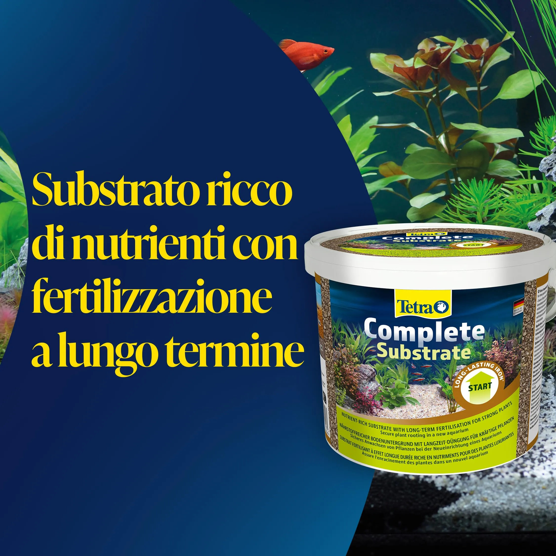 Tetra Complete Substrate - Fondo fertilizzante per acquari, 2.5 kg - immagine 4