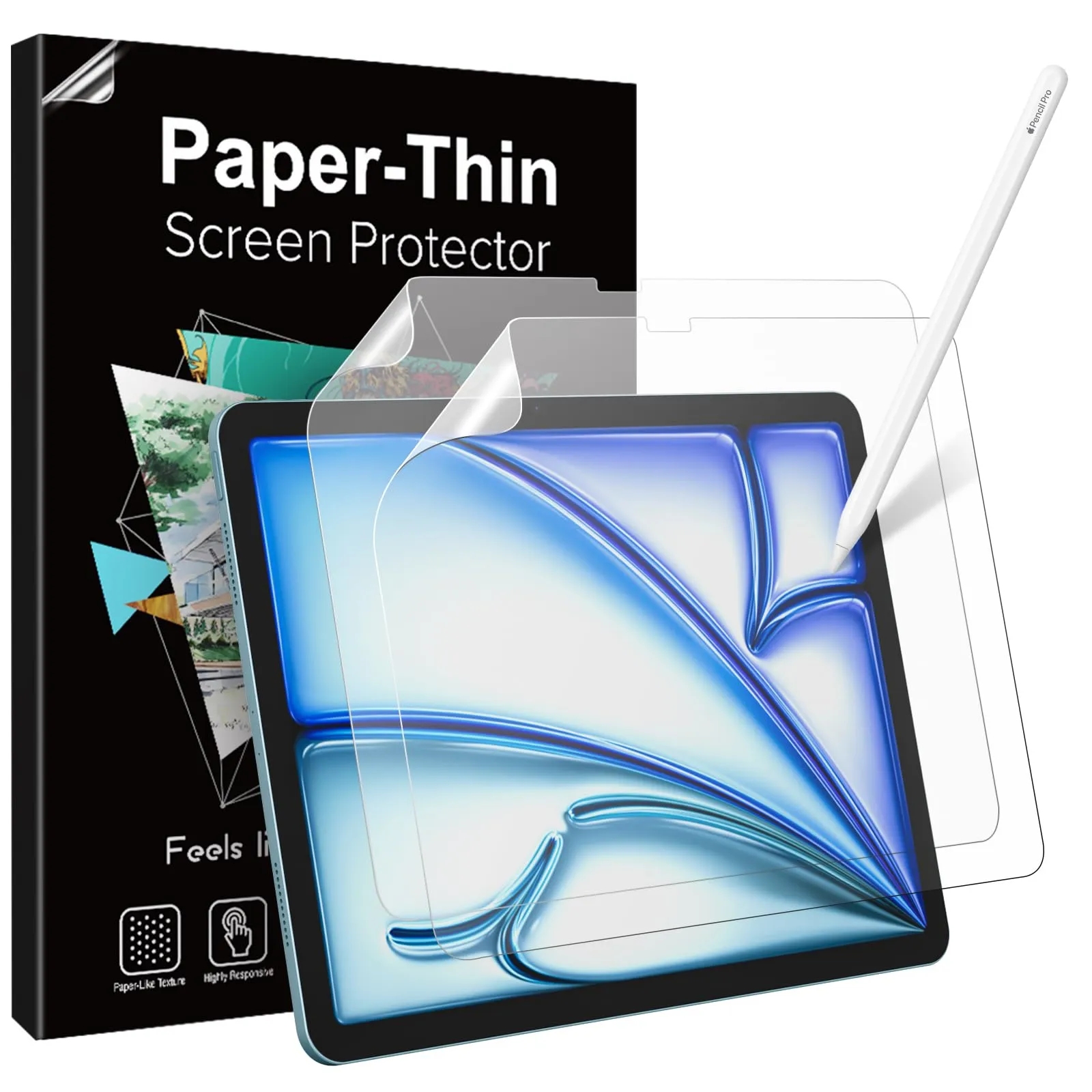 TiMOVO 2 Pezzi Pellicola Protettiva per iPad Air 11 Pollici M4/M3/M2 - immagine 1