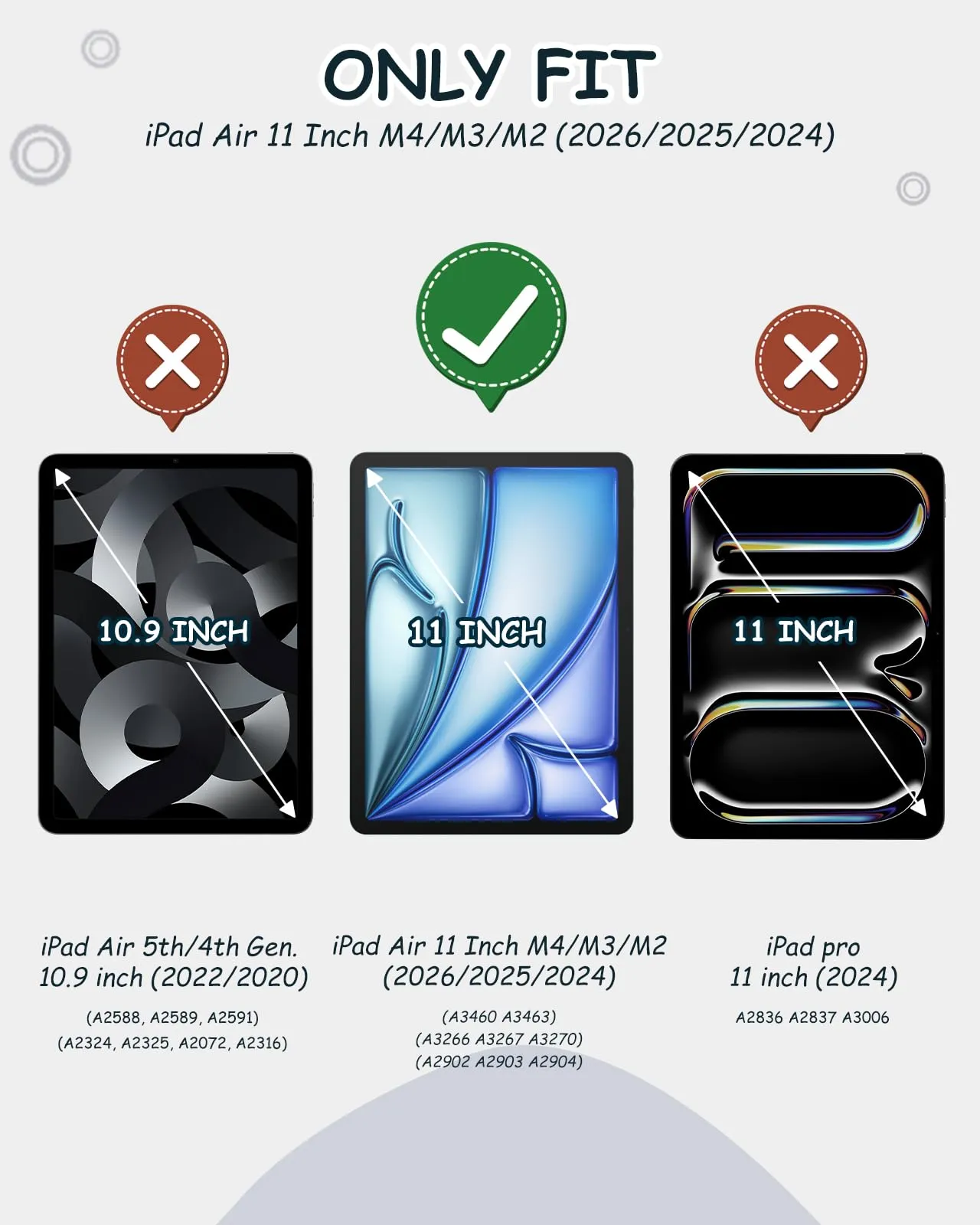 TiMOVO 2 Pezzi Pellicola Protettiva per iPad Air 11 Pollici M4/M3/M2 - immagine 2